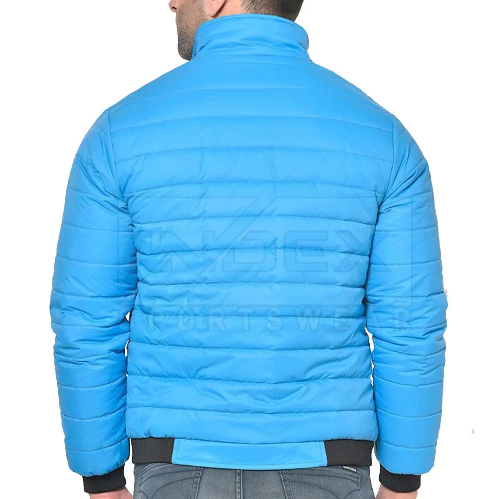Men's Blue Puffer Jacket