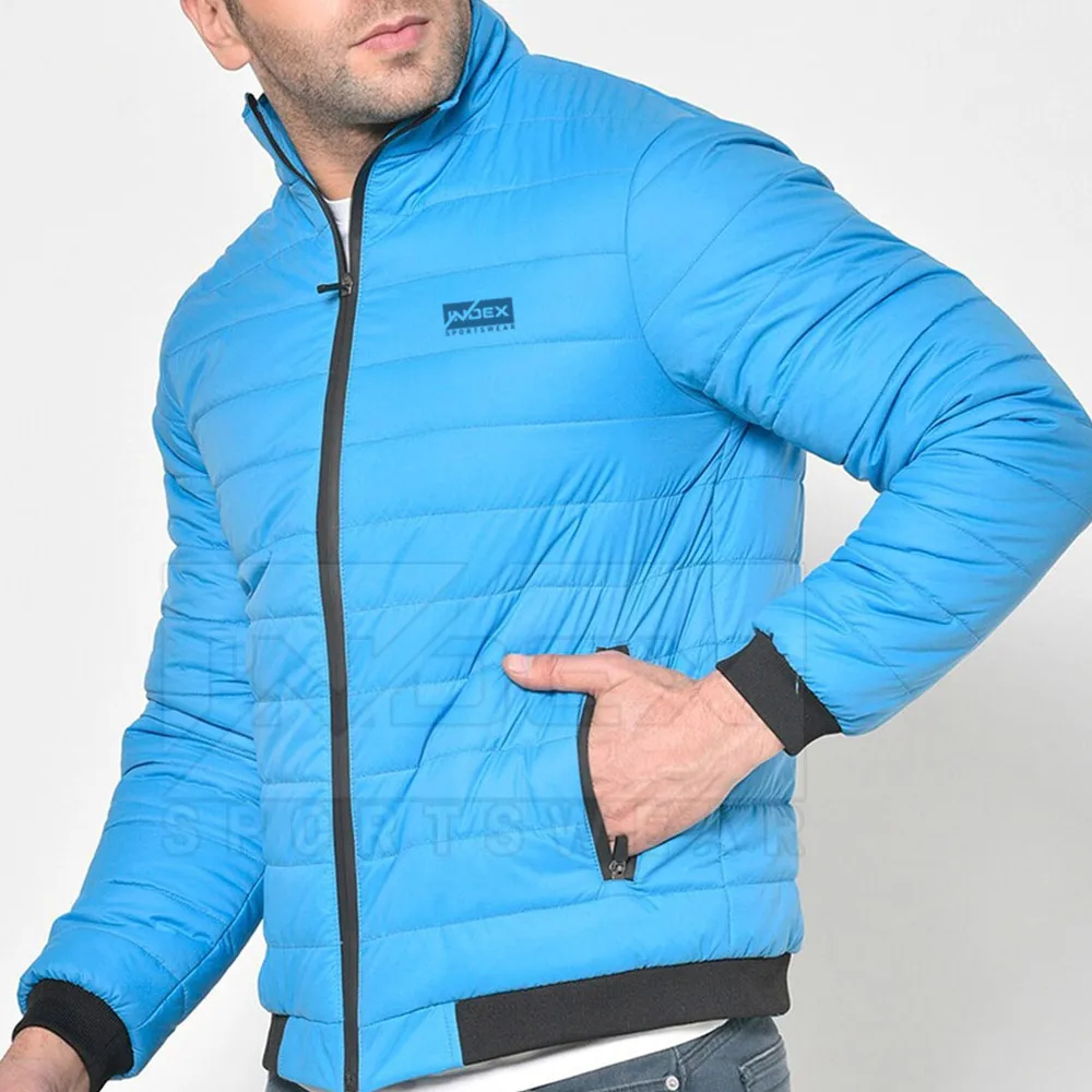 Men's Blue Puffer Jacket