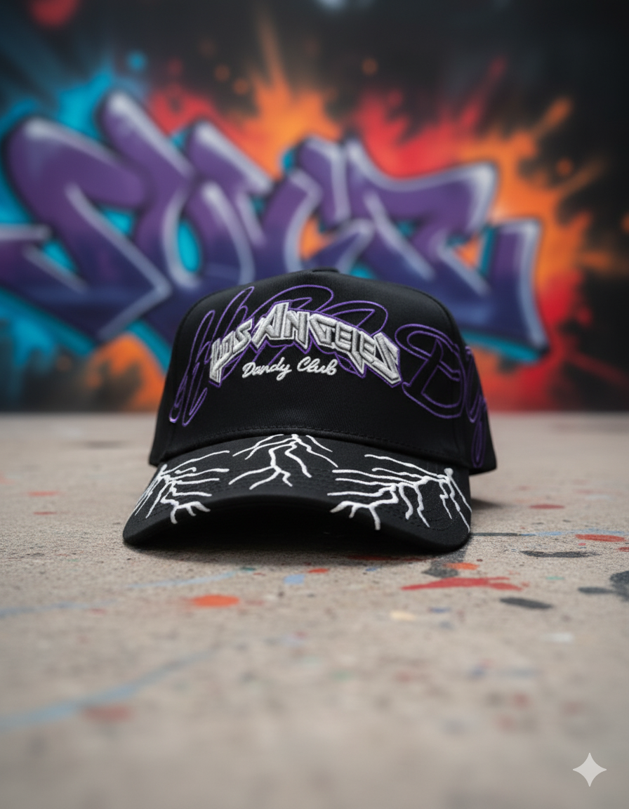 Gorra Los Ángeles Dandy Club Purple Storm