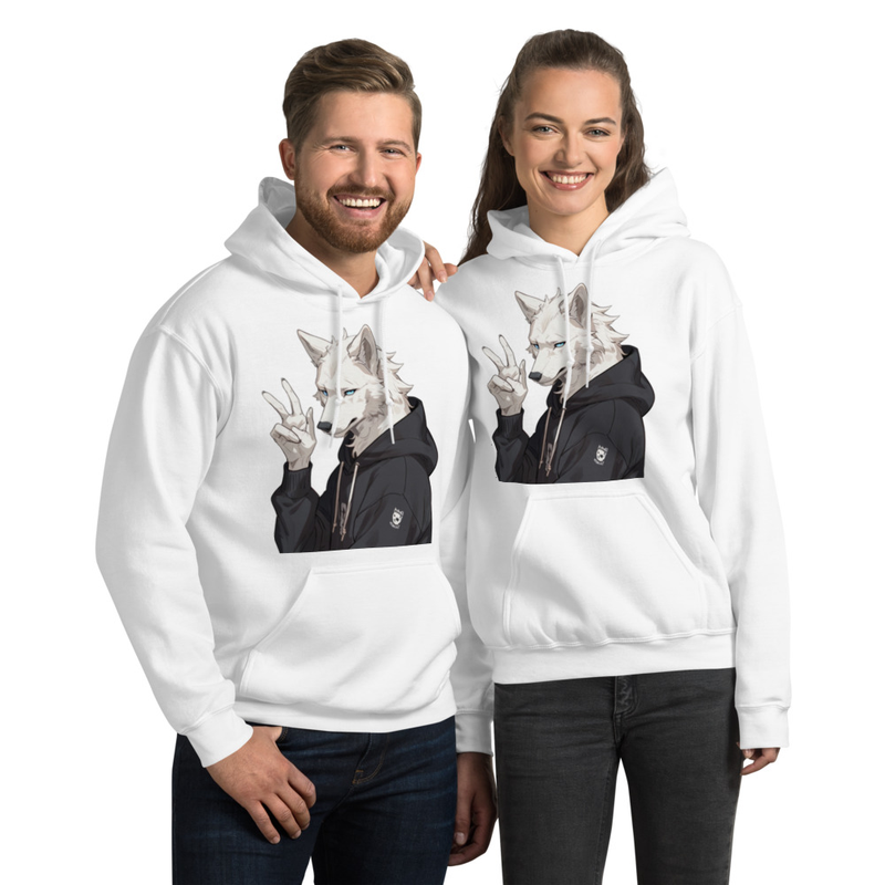 Lobo Branco - Moletom Unisex