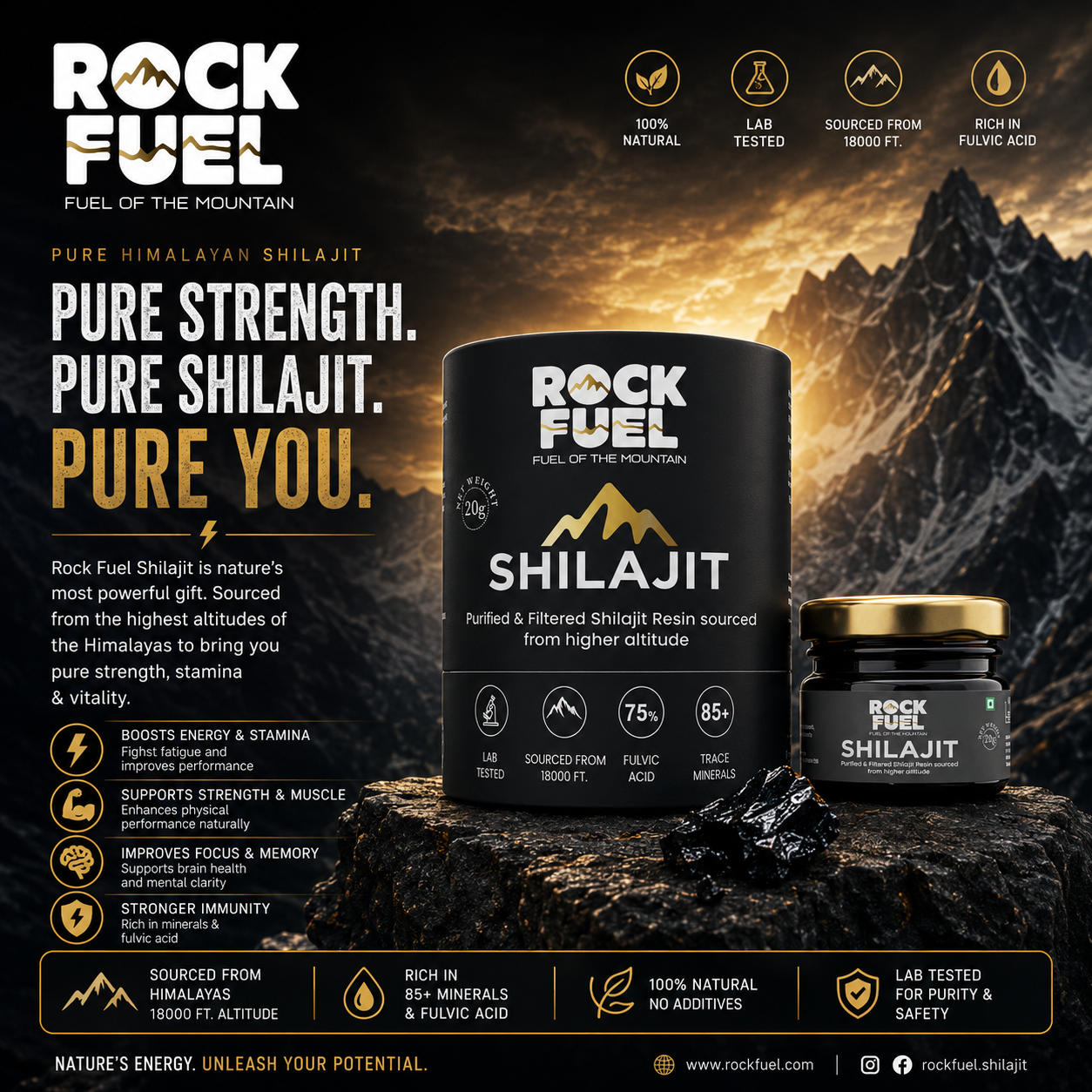 Rock Fuel Shilajit