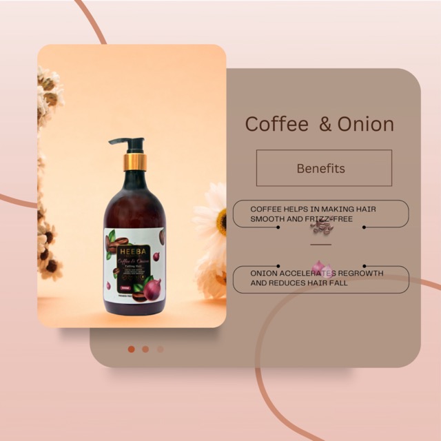 Heeba Coffee & Onion Shampoo with Conditioner