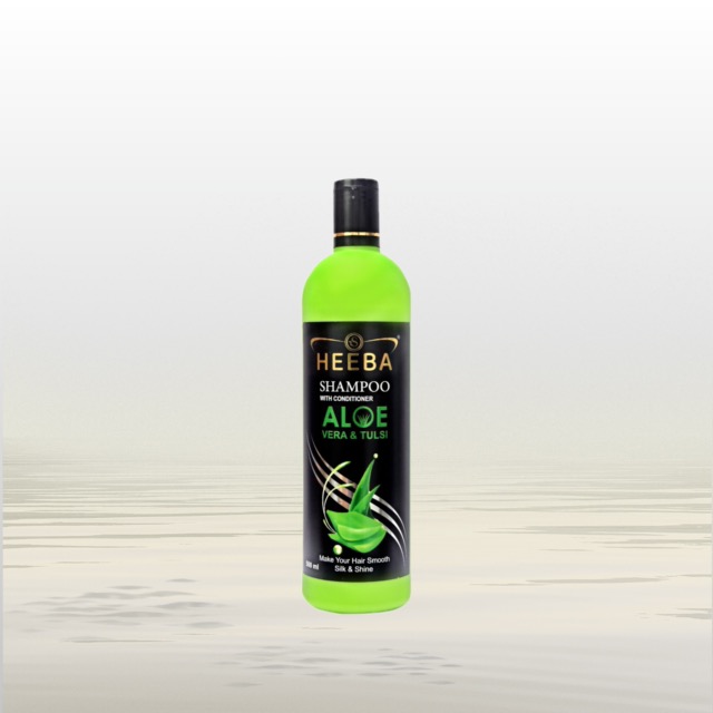 Heeba Aloevera & Tulsi Shampoo with Conditioner