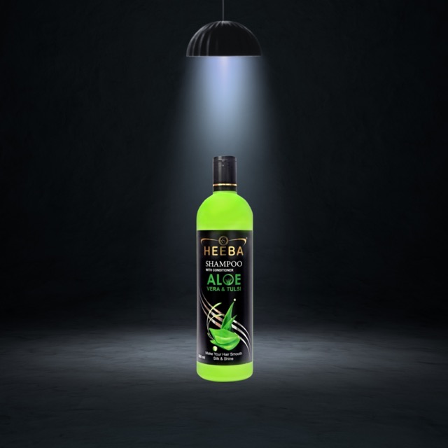Heeba Aloevera & Tulsi Shampoo with Conditioner