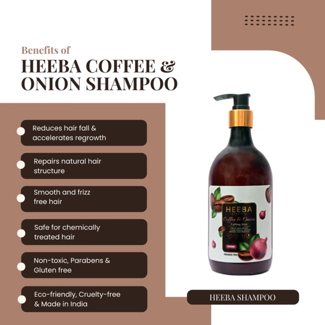 Heeba Coffee & Onion Shampoo with Conditioner