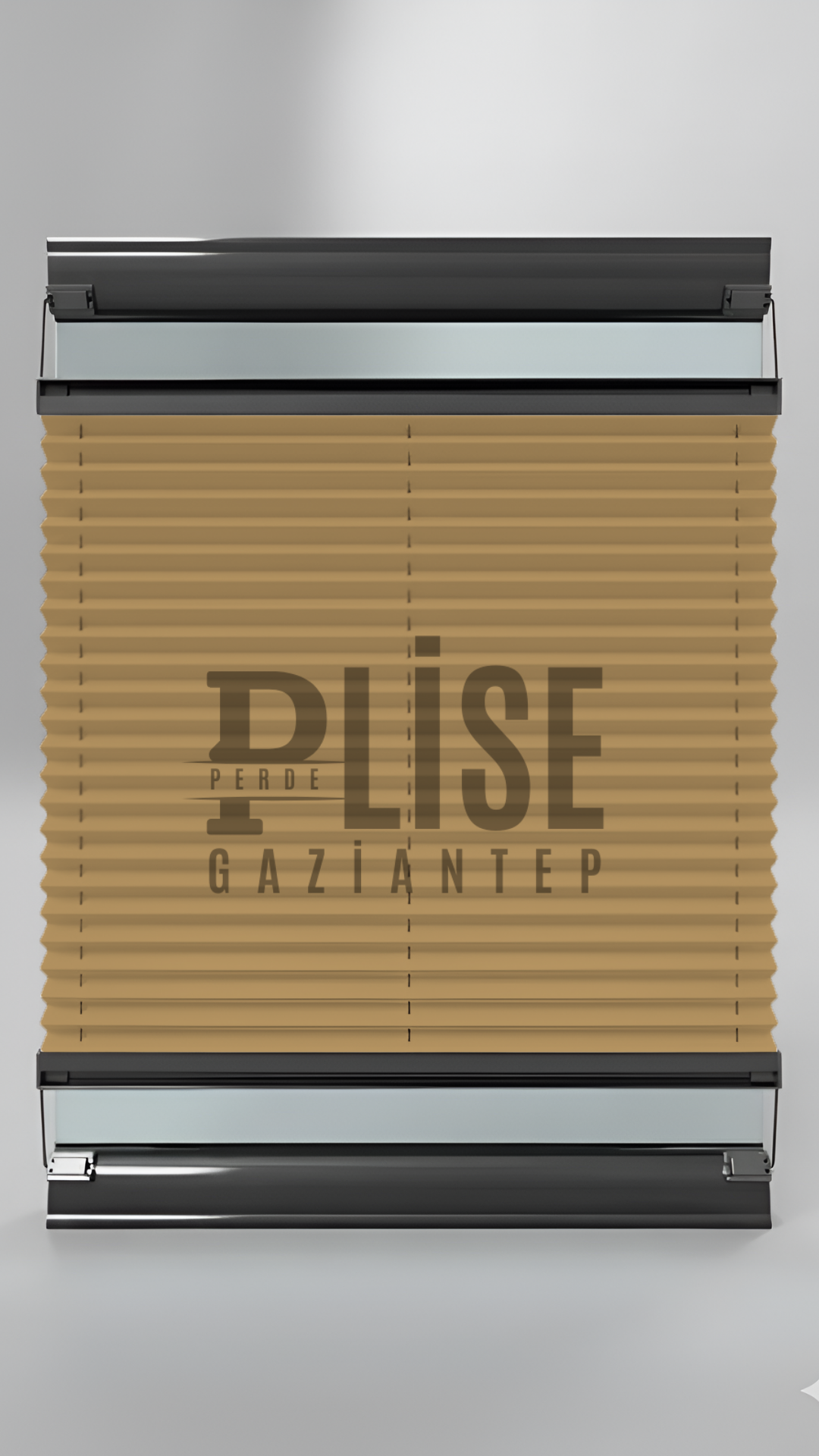 PLİSE PERDE KAHVE