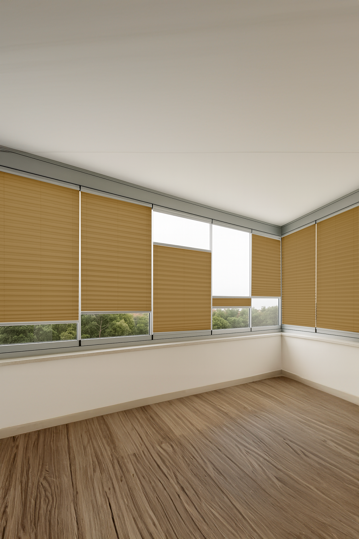 RGN FİX KAHVE KANCALI PLİSE PERDE 