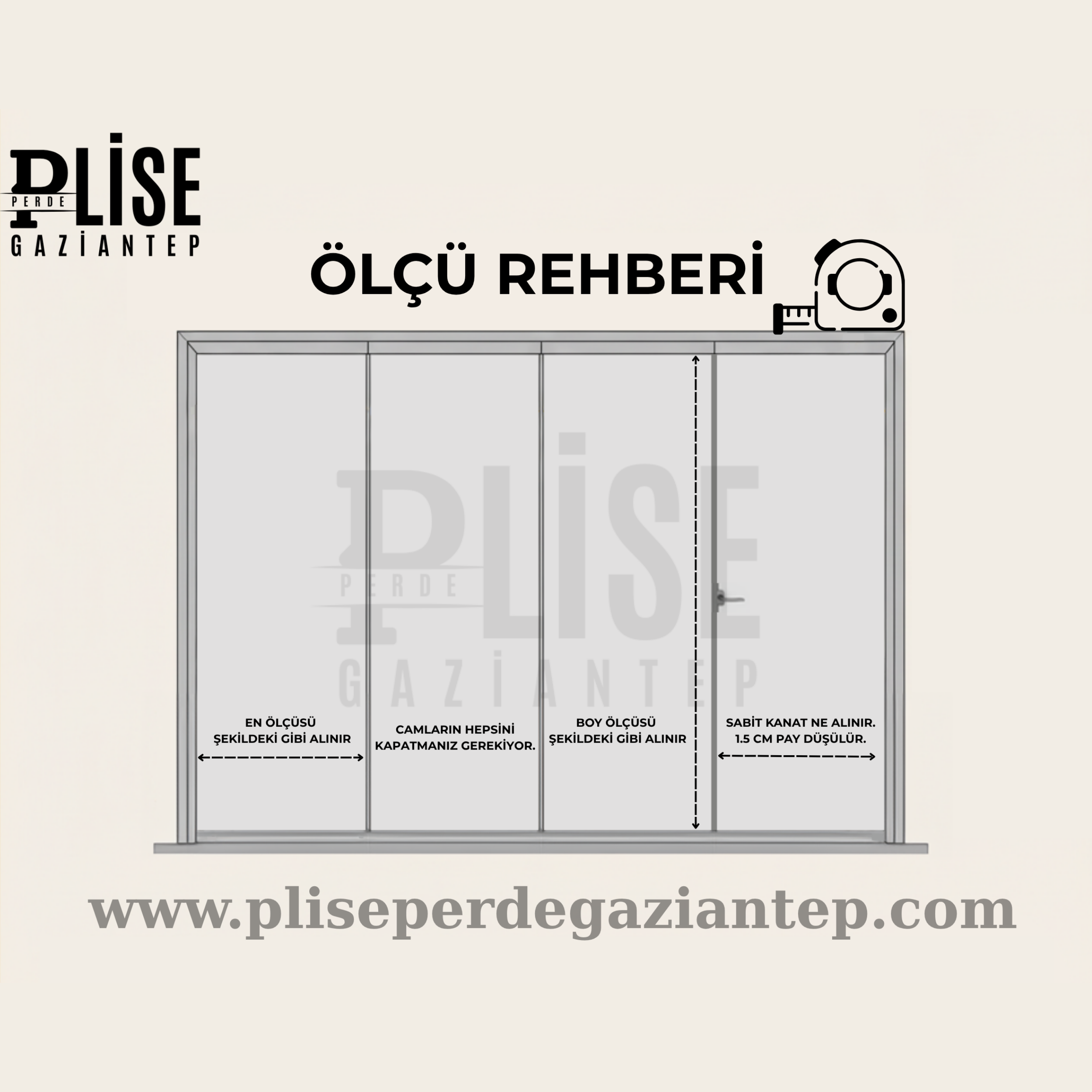 PLİSE PERDE KAHVE