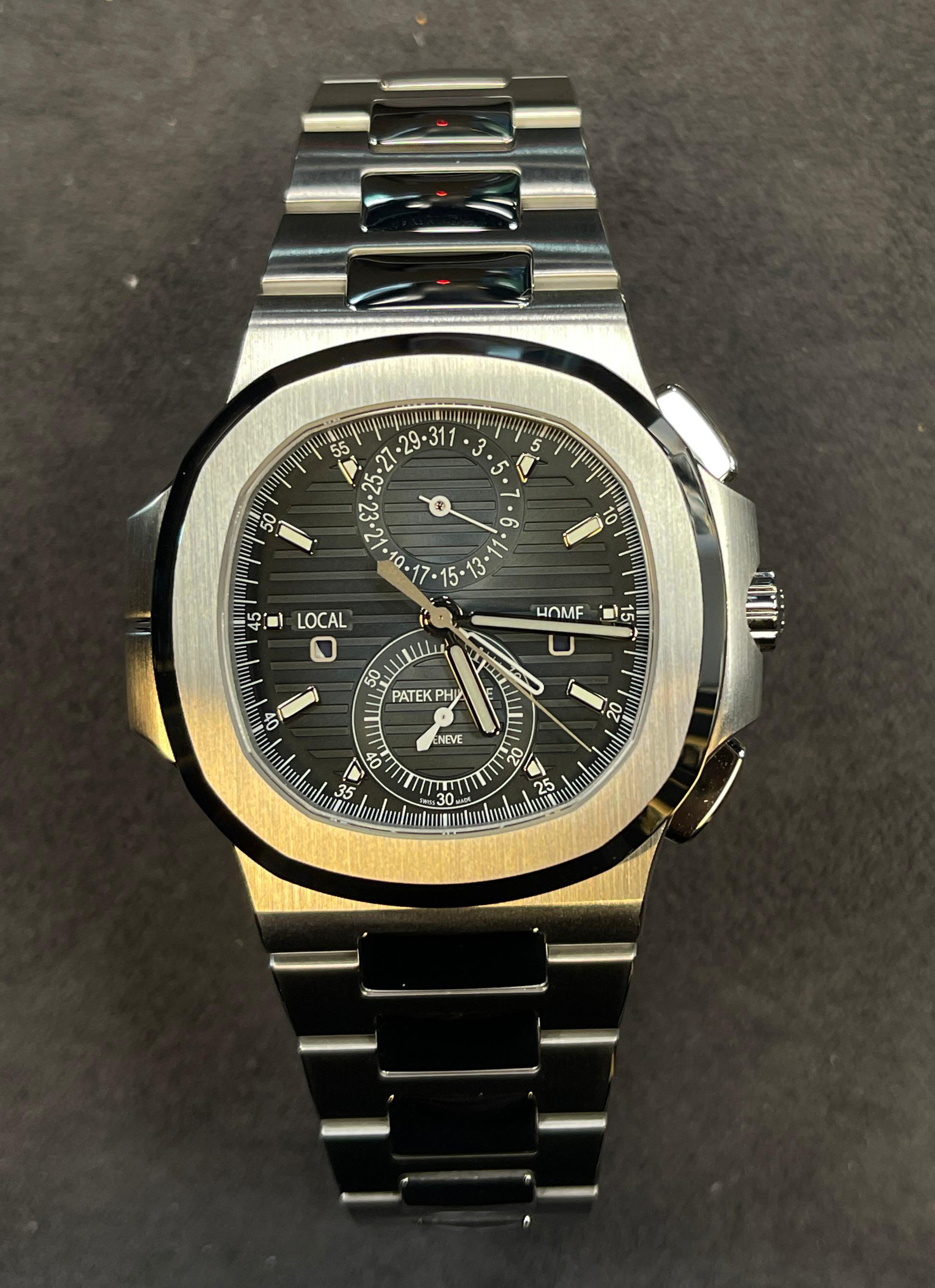 Patek Philippe Nautilus Chronograph Watch Full Set