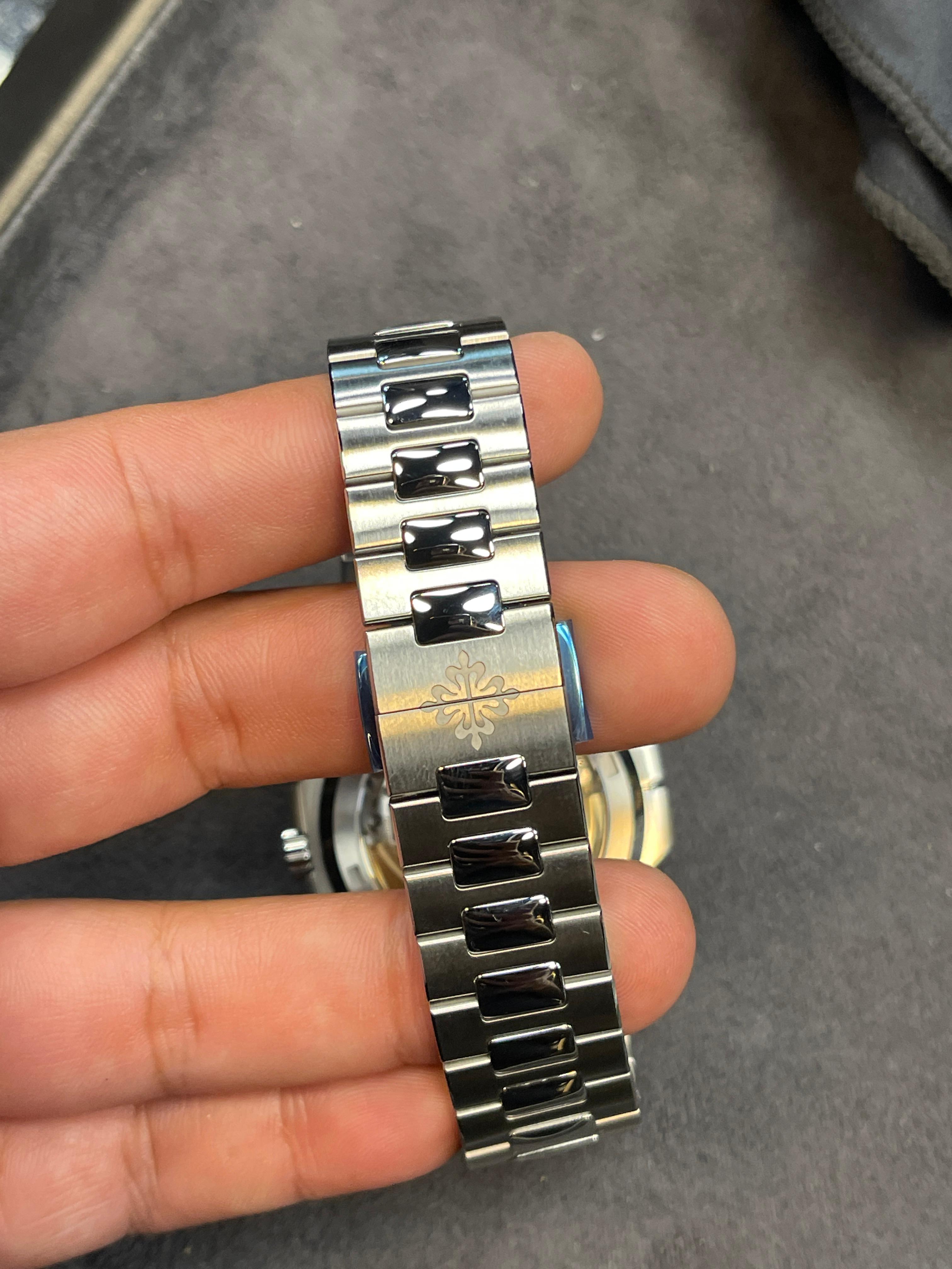 Patek Philippe Nautilus Chronograph Watch Full Set