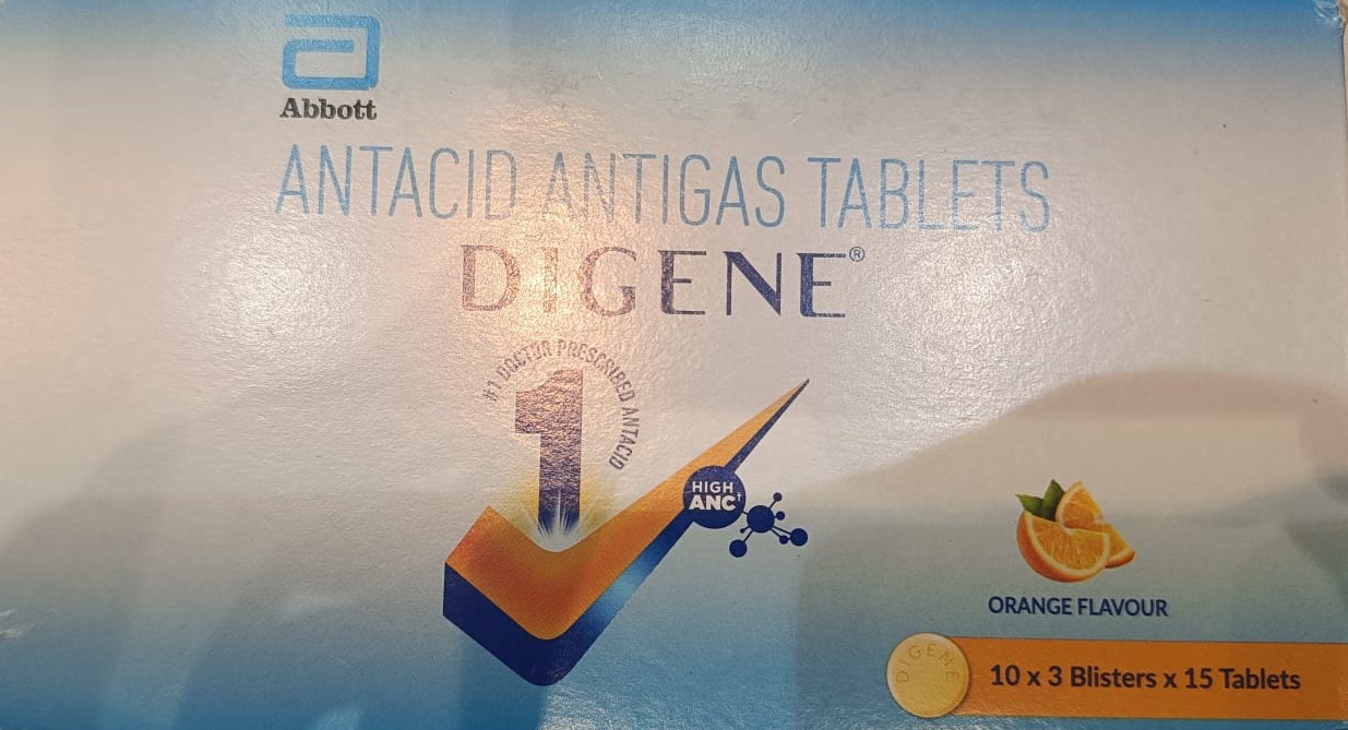 Digene Antacid Antigas Tablets