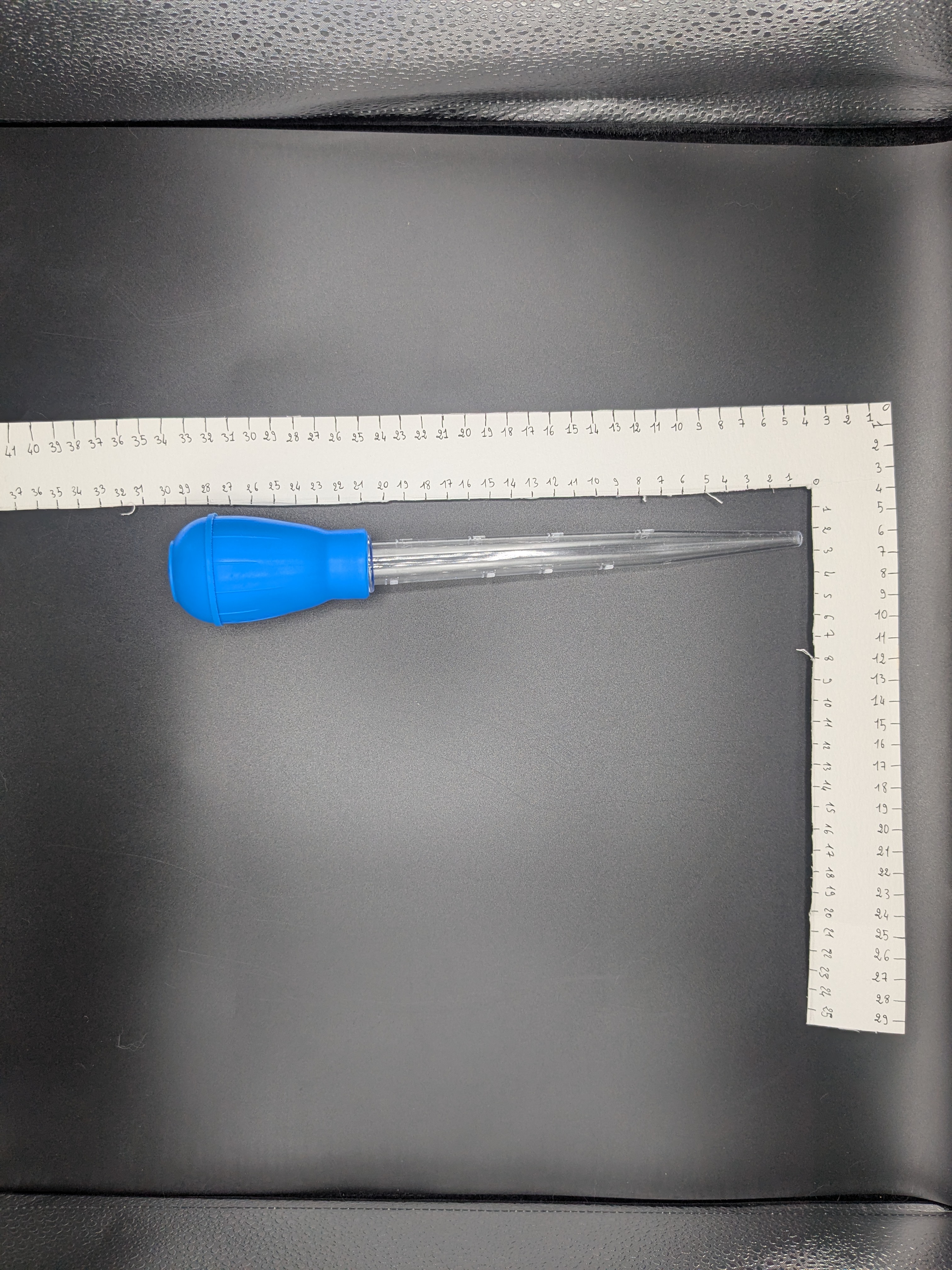 Pipette d’aquarium graduée 30 ml ou 50 ml avec poire 