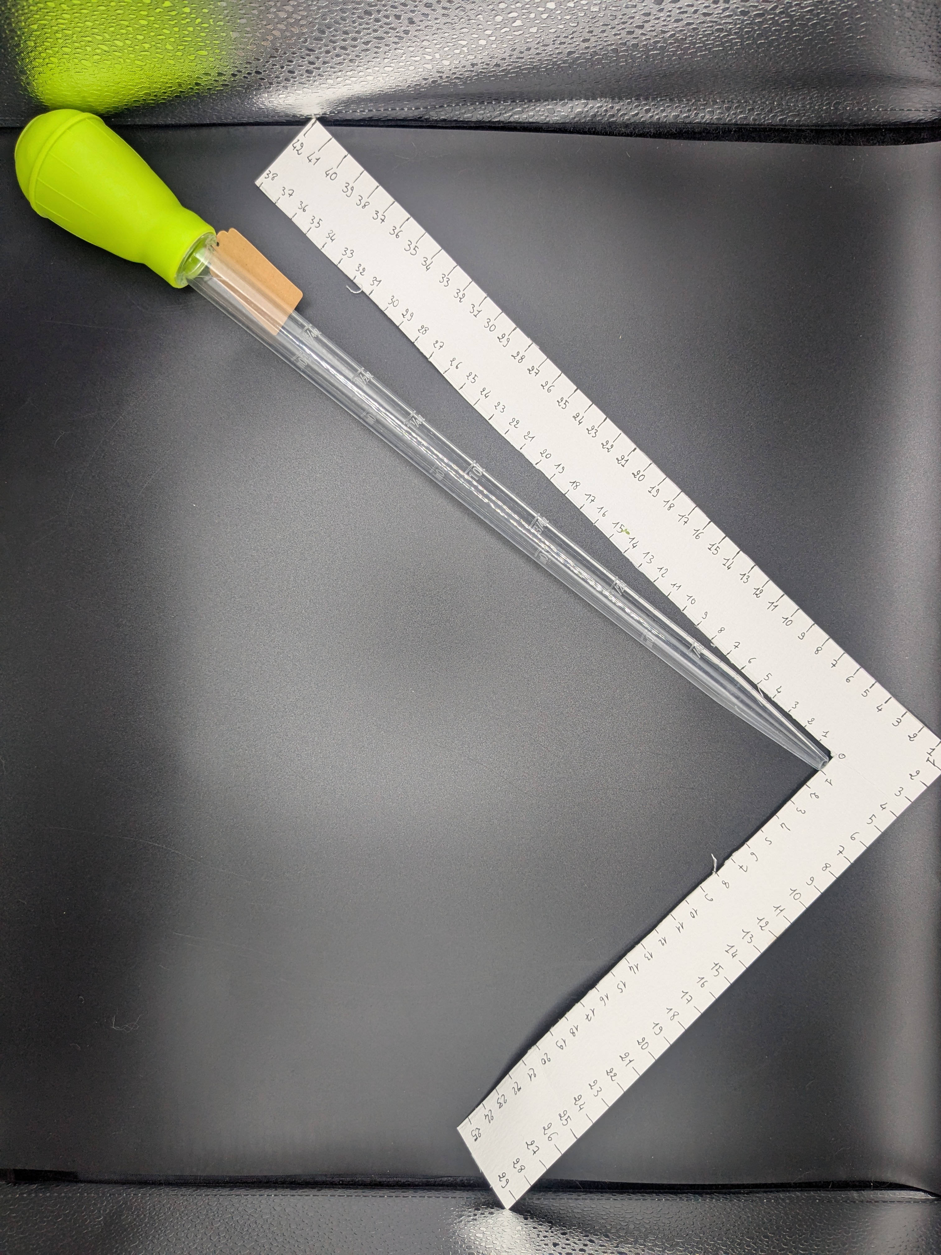 Pipette d’aquarium graduée 30 ml ou 50 ml avec poire 