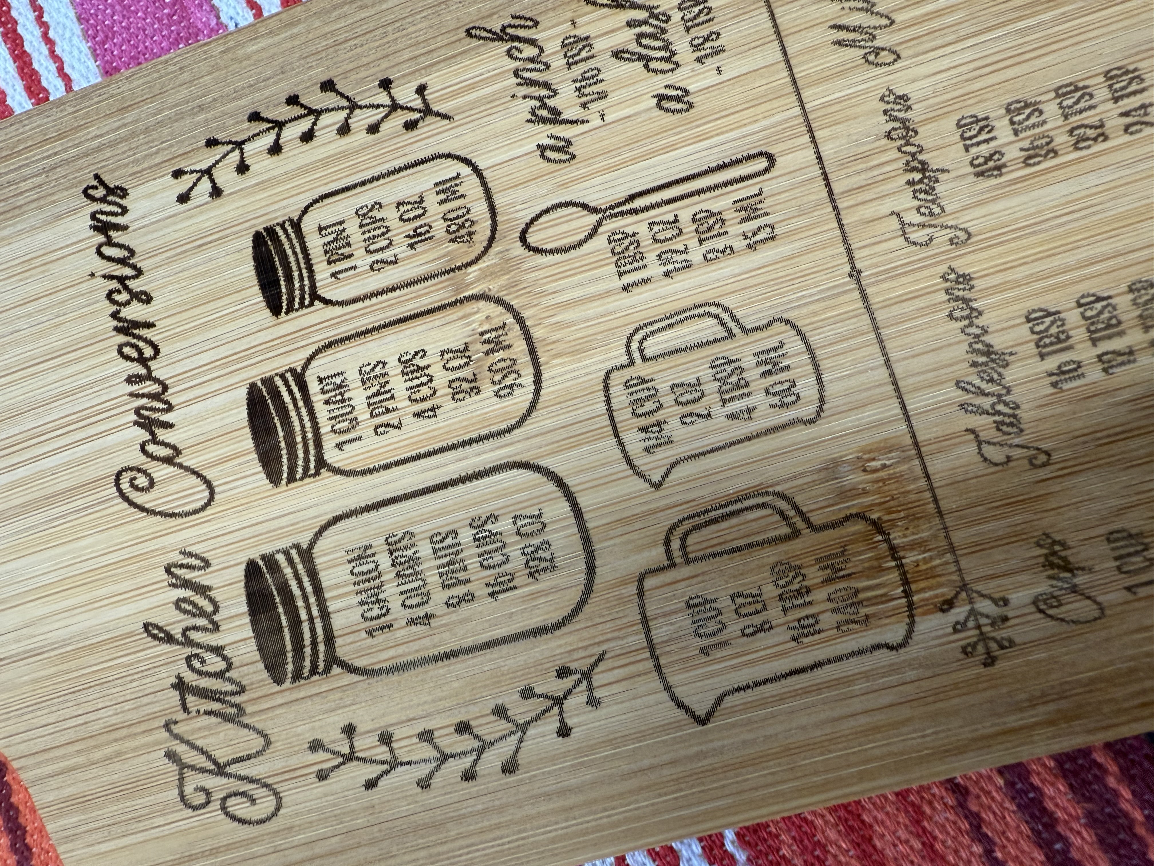 Wooden Kitchen Conversion Cutting Board