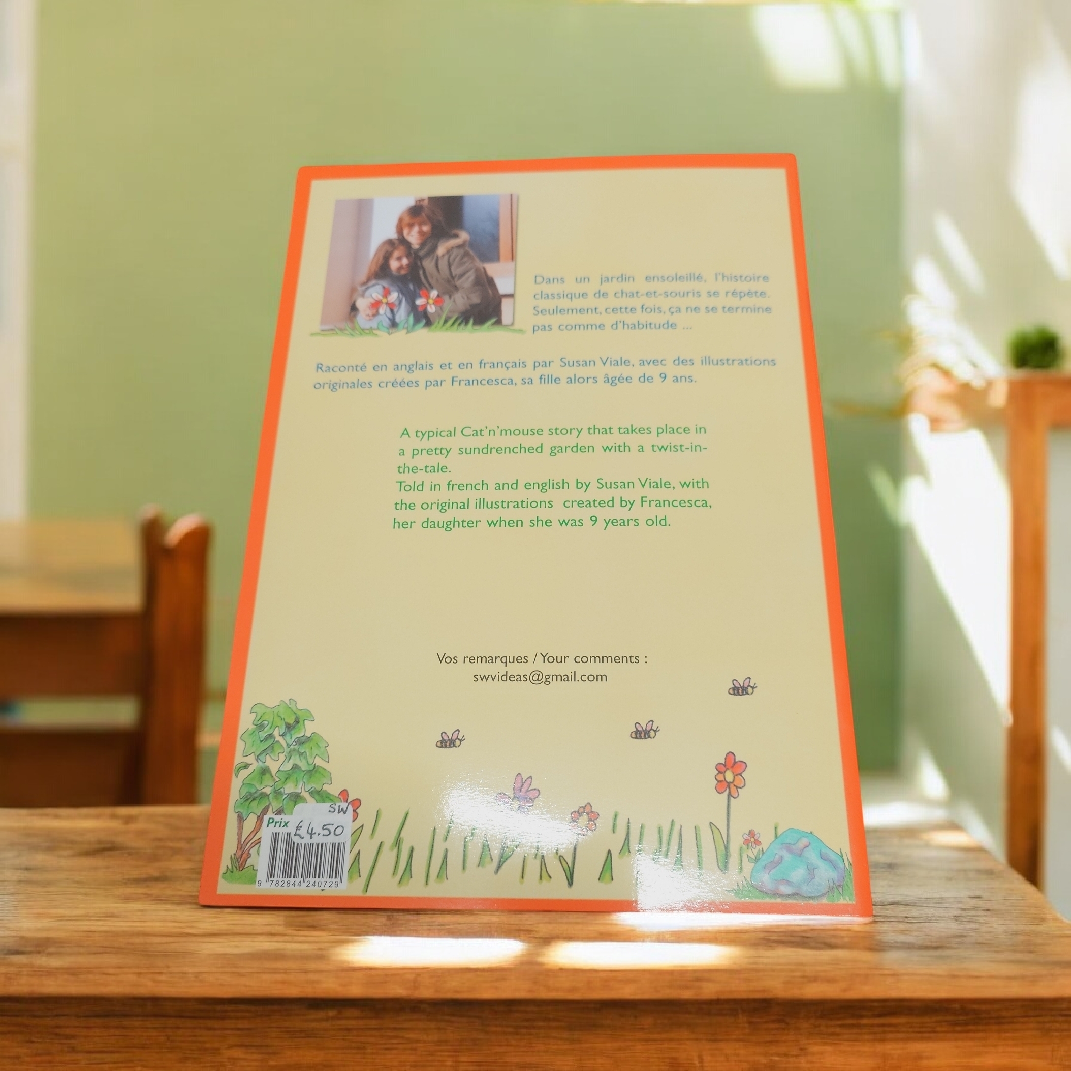 Bi-lingual English and French children's story book (Encore une histoire de)