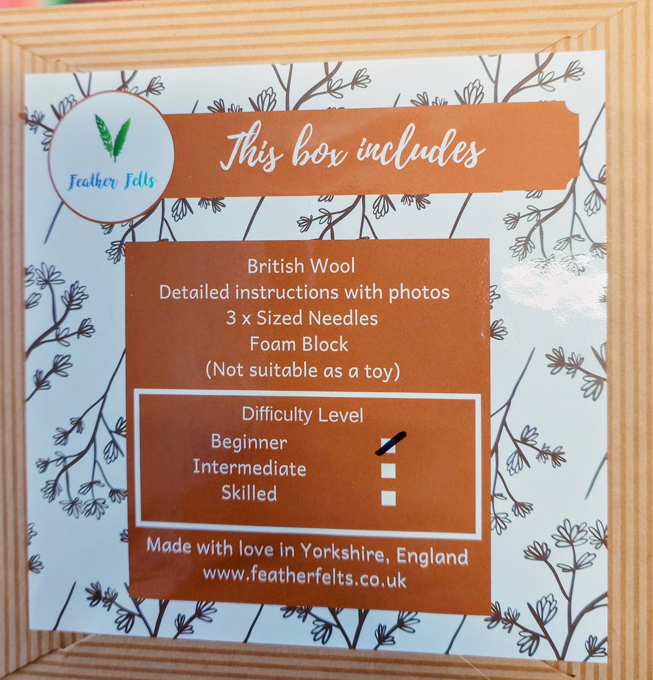 Needle Felting Kit – White Mouse