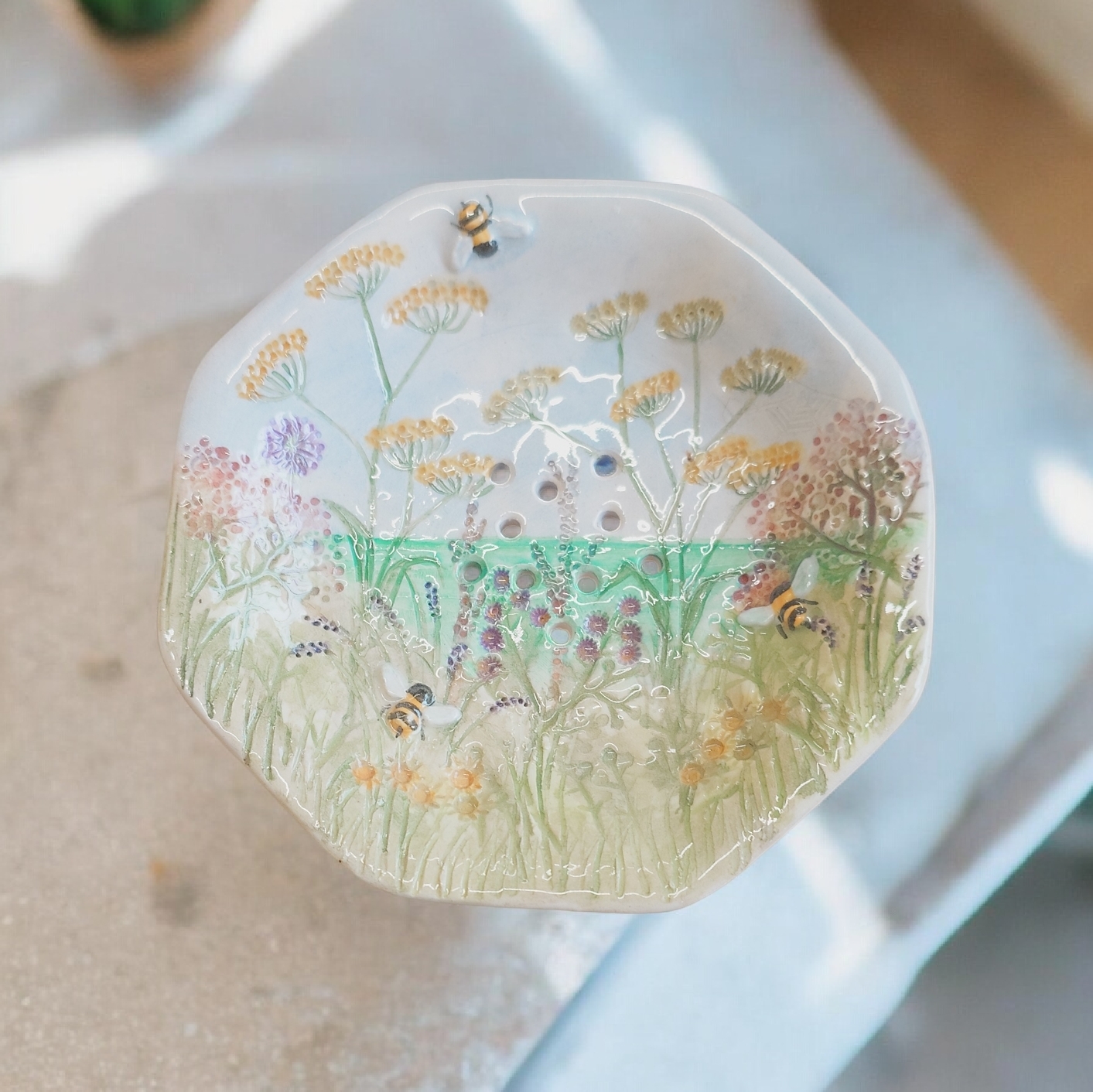 Handmade Ceramic Soap Dish