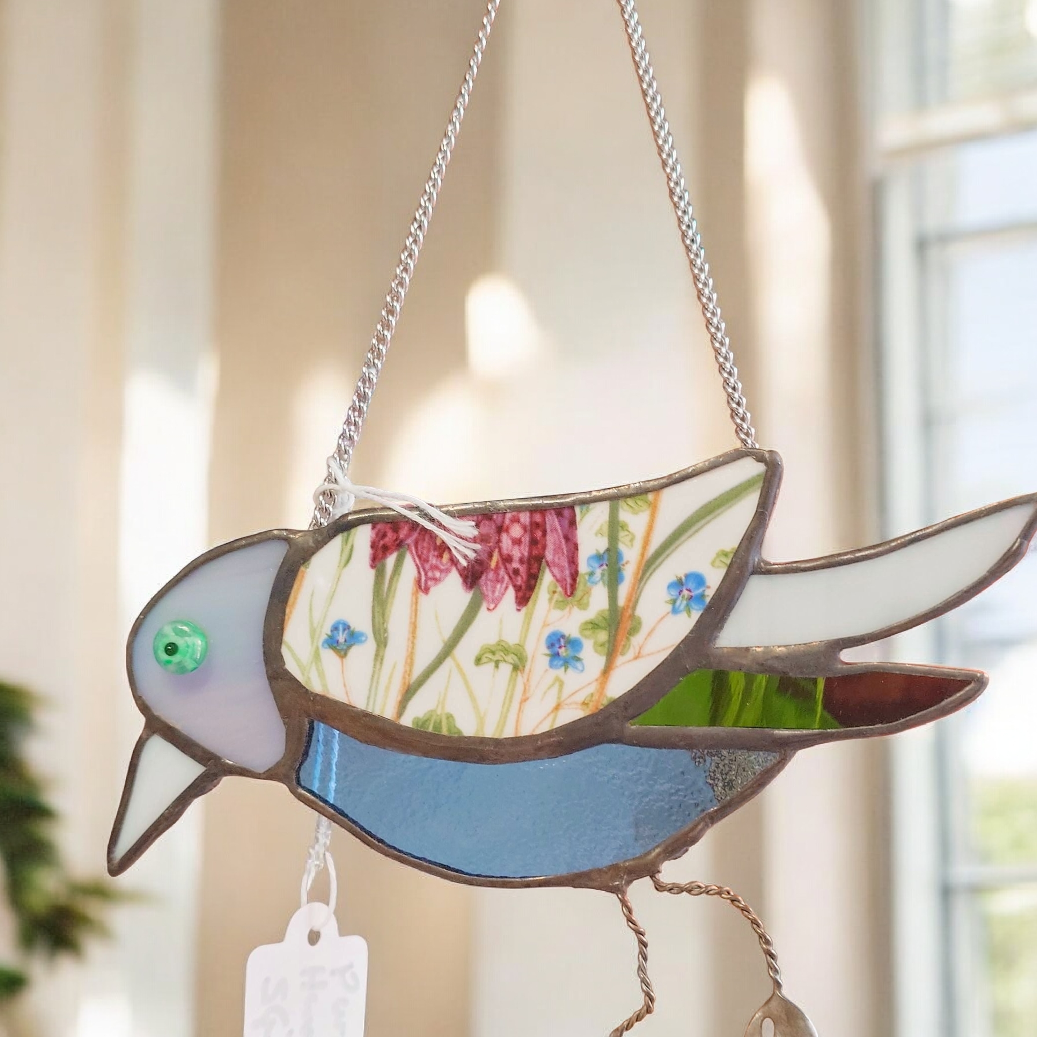 Stained Glass Bird Suncatchers