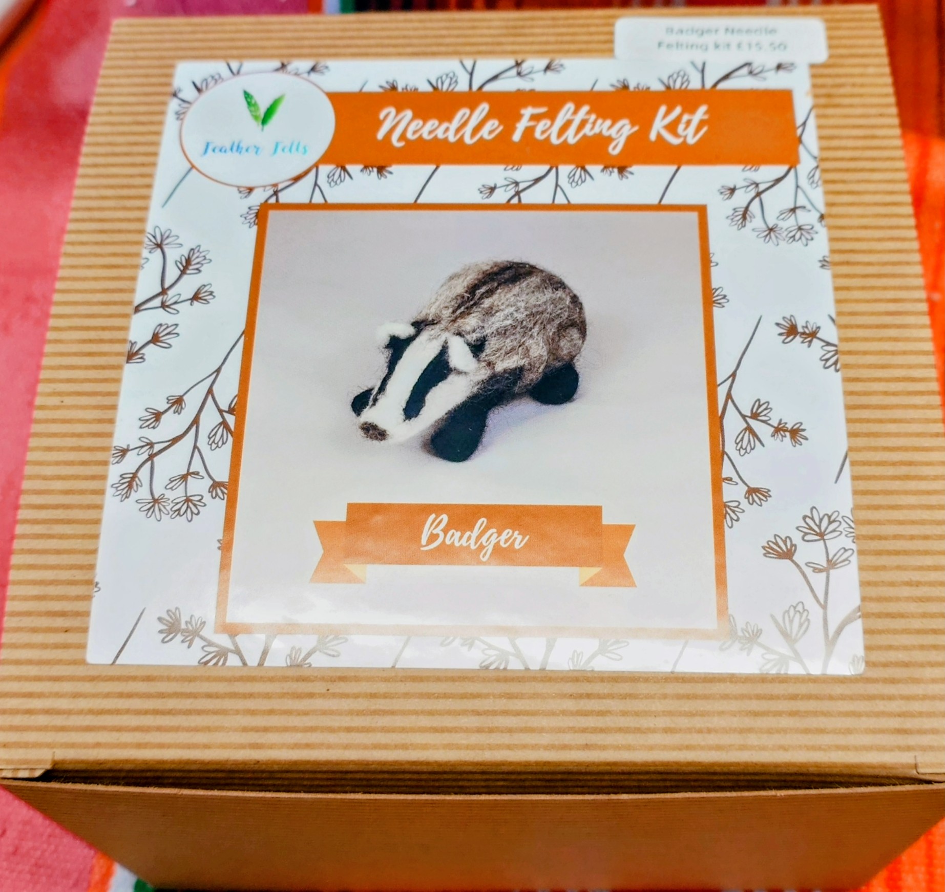 Needle Felting Kit - Badger