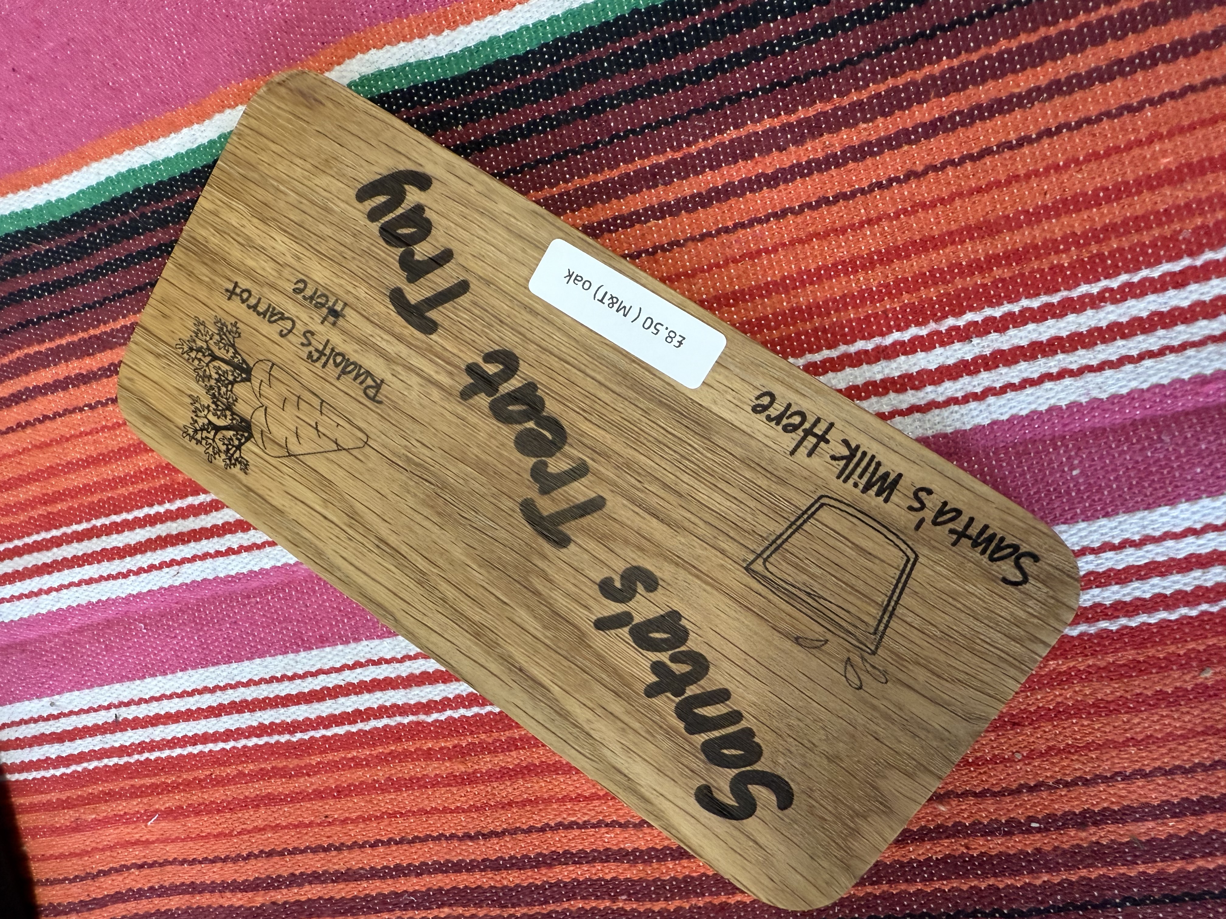 Santa's Treat Tray (Oak)