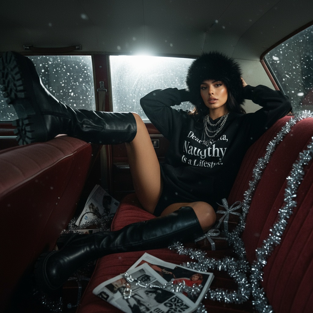 Black Knee-High Boots