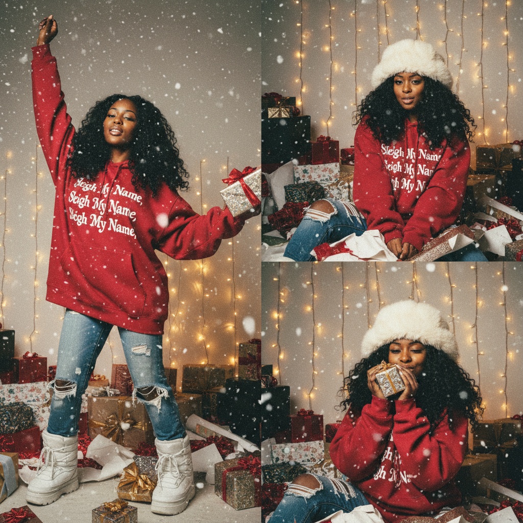 Festive Red Christmas Sweater
