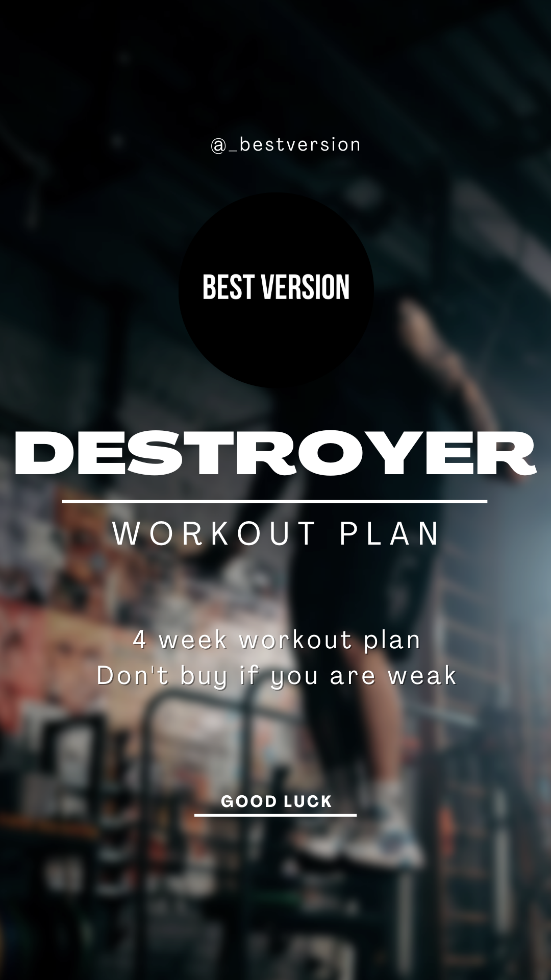 Destroyer Workout Plan