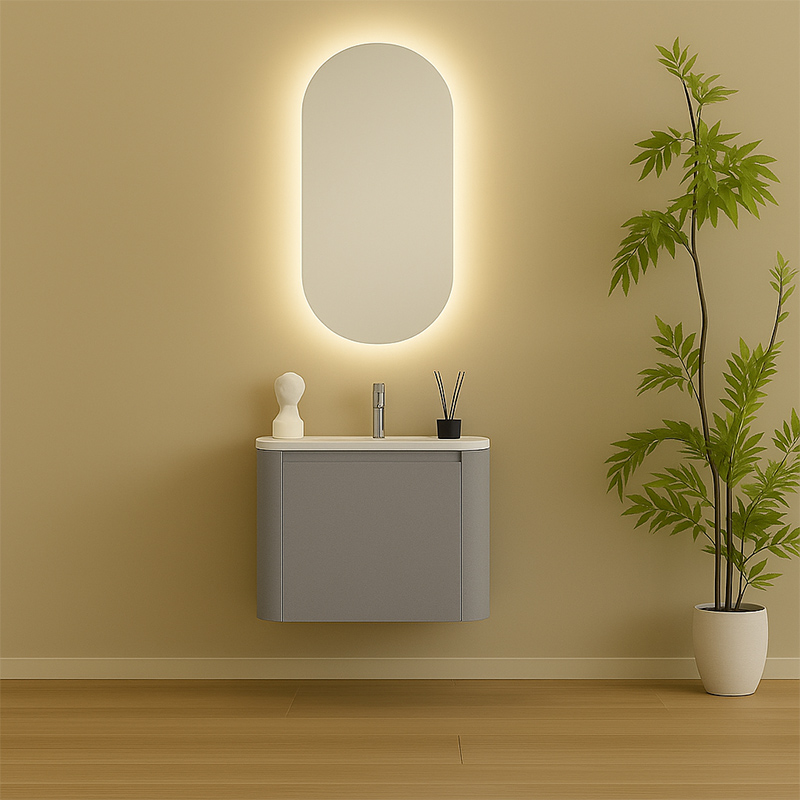 Modern Wall-Mounted Bathroom Vanity