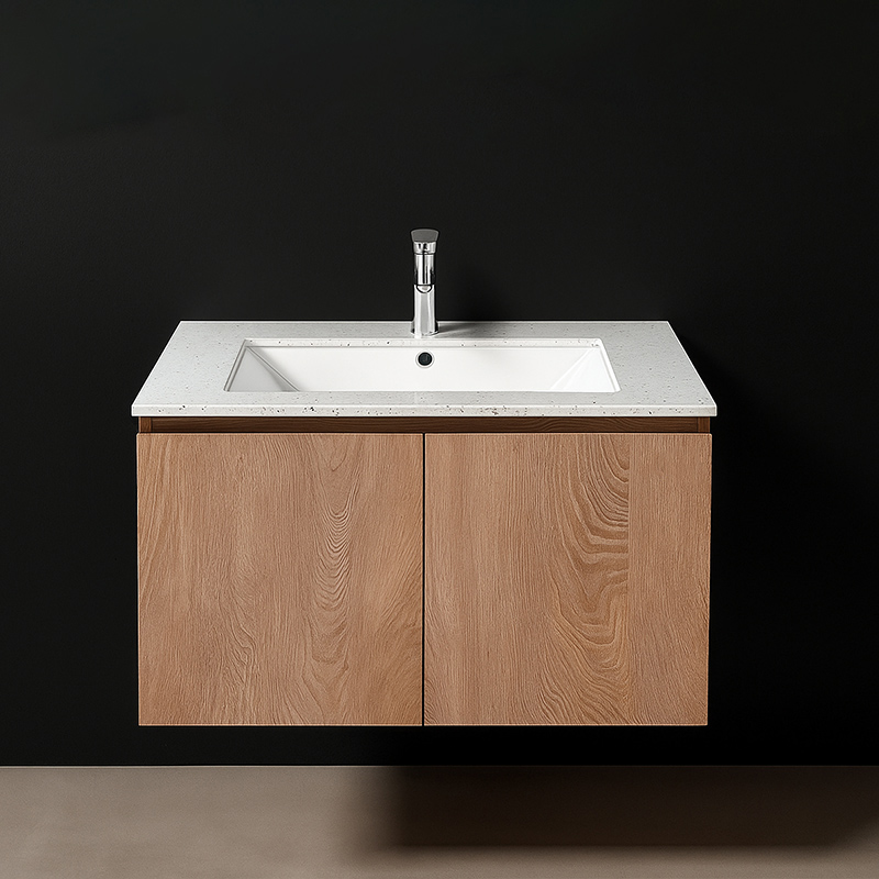 Luxury Modern Design Wall Mounted PVC Bathroom Vanities