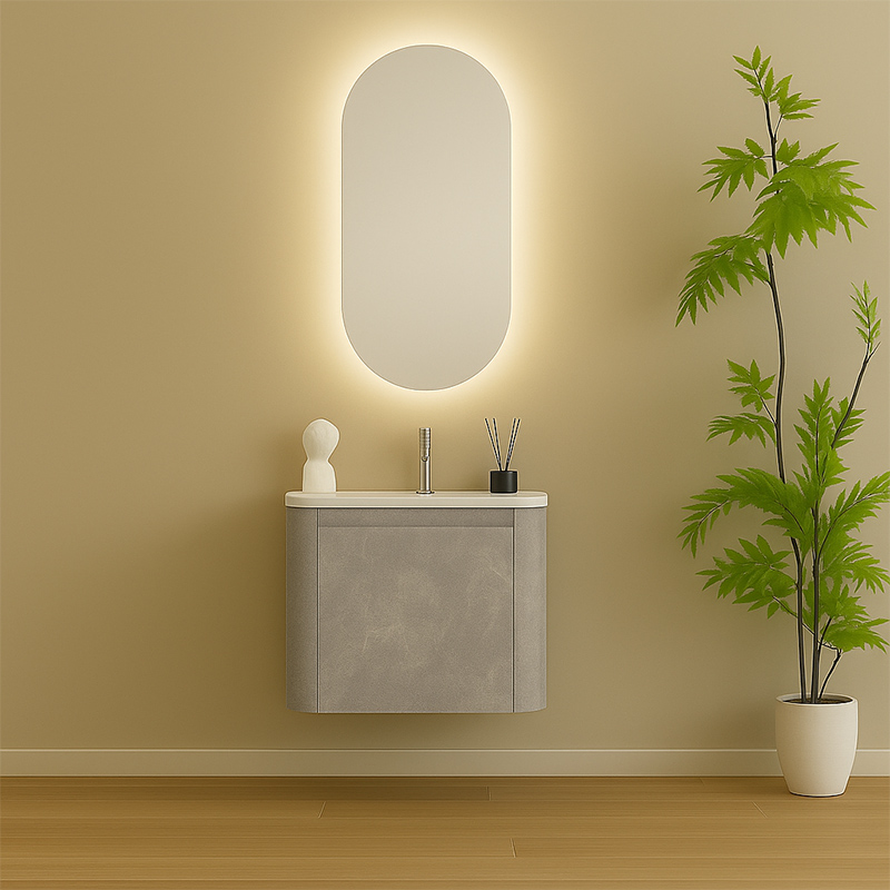 Modern Wall-Mounted Bathroom Vanity