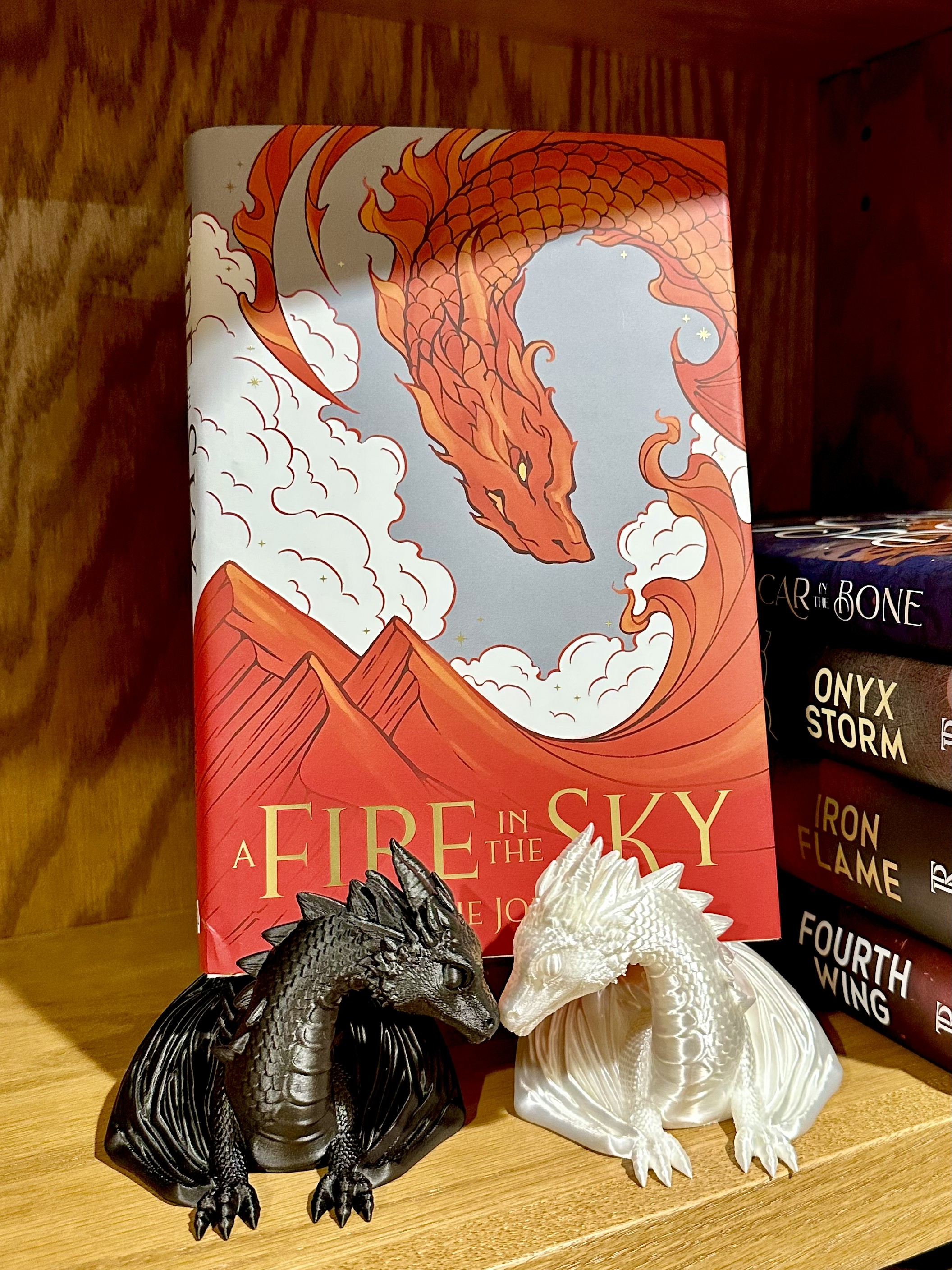 Twin Flame Dragon Book Stand