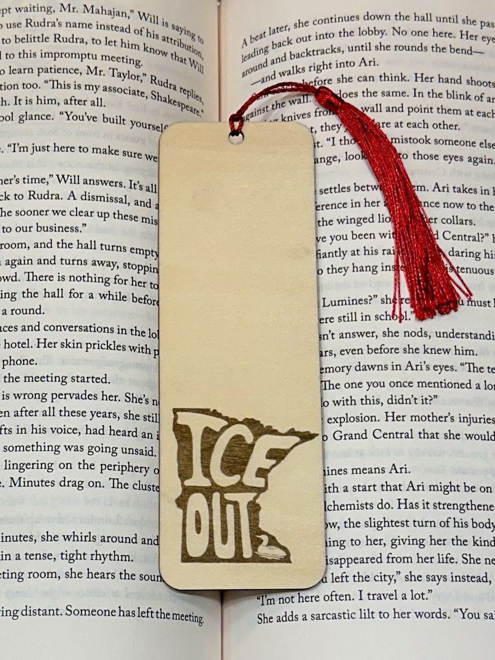 ICE OUT Minnesota Bookmark