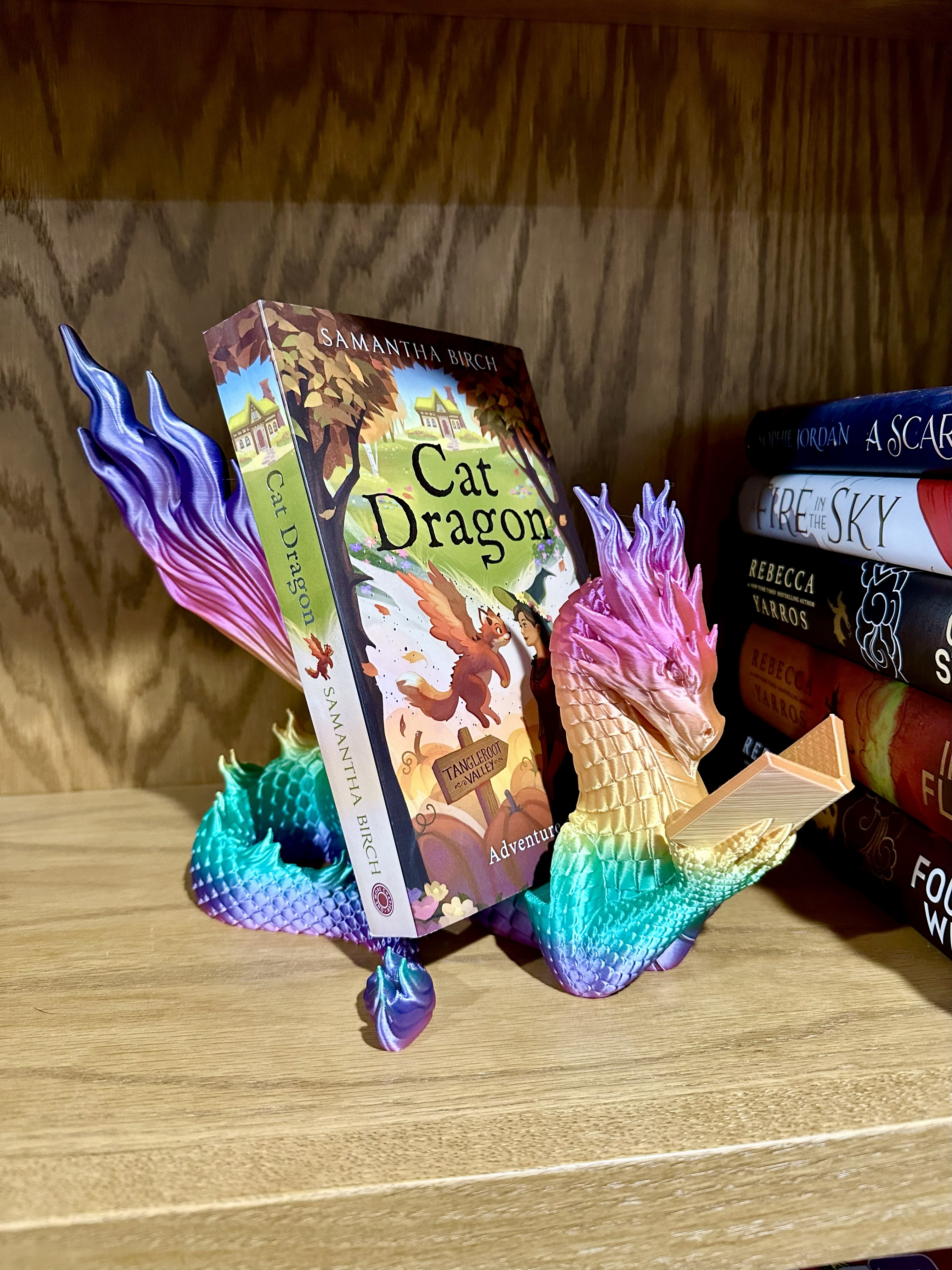 Flamewing Dragon Book Stand