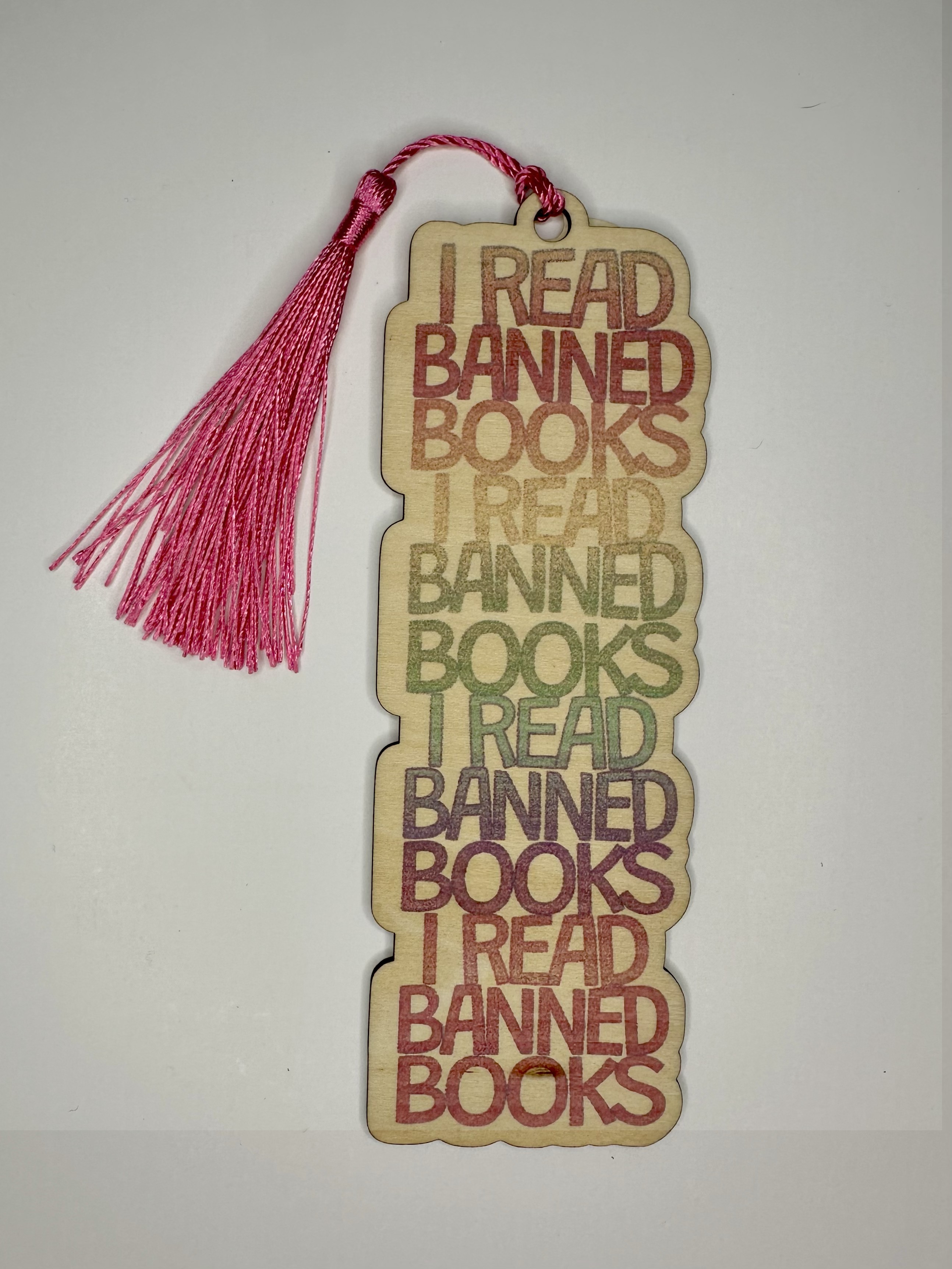 "I Read Banned Books" Bookmark (rainbow)