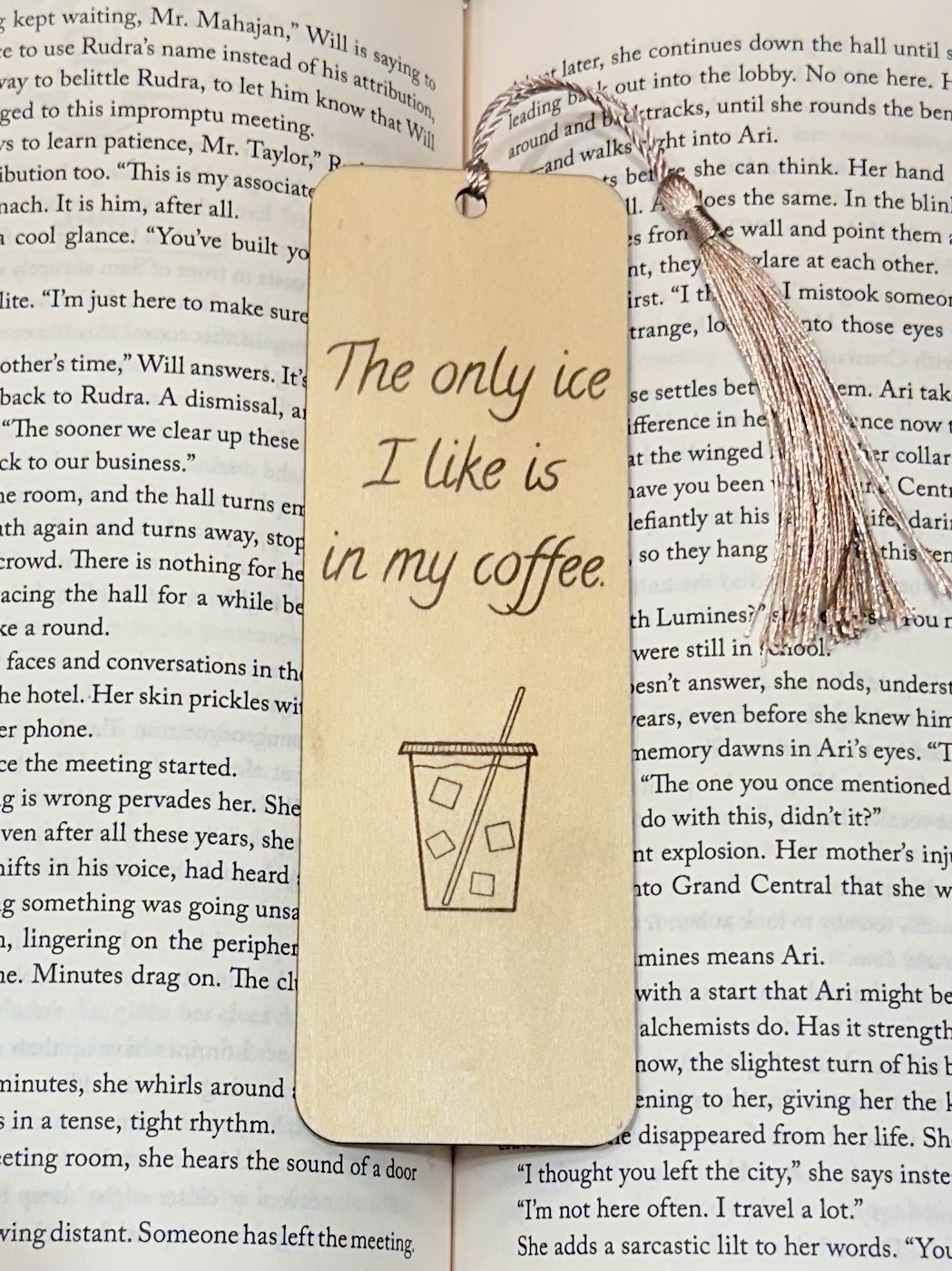 Iced Coffee Anti-ICE Bookmark