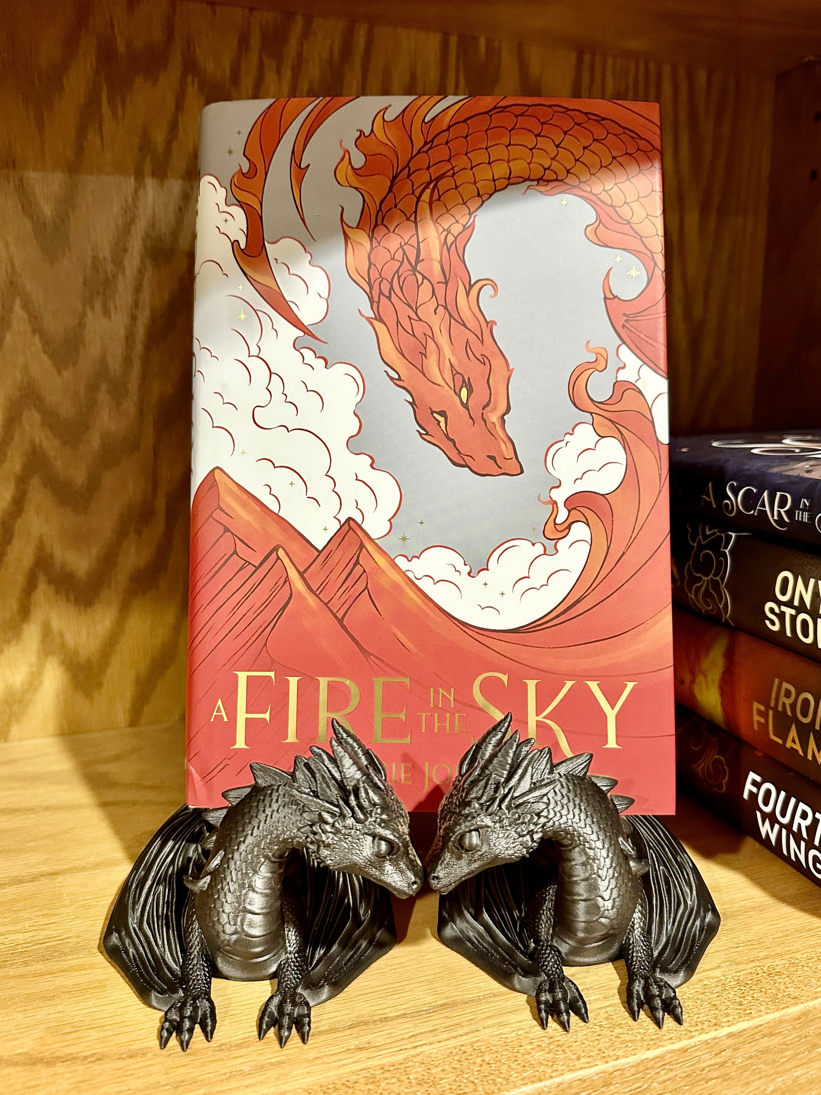 Twin Flame Dragon Book Stand