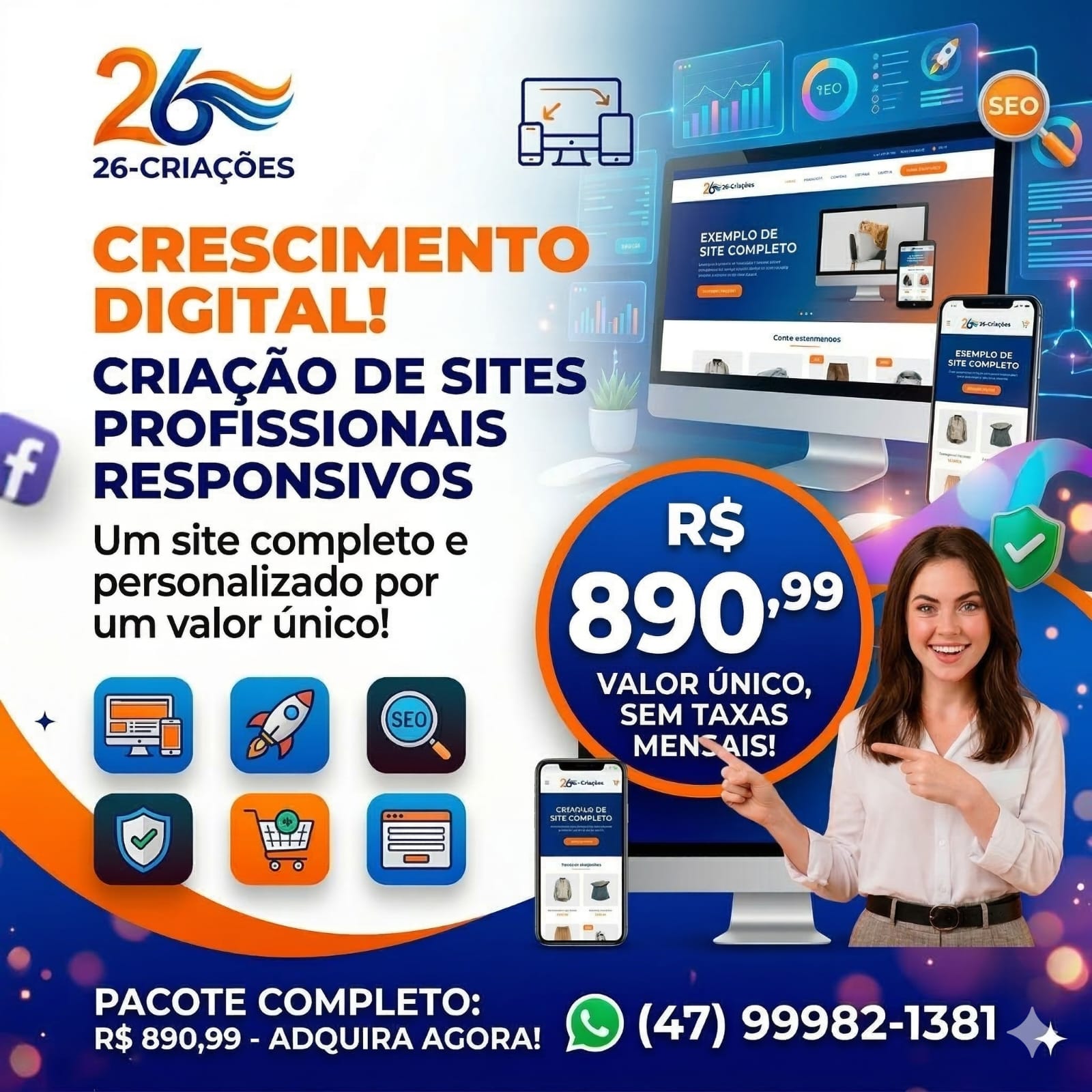 Site profissional responsivo 