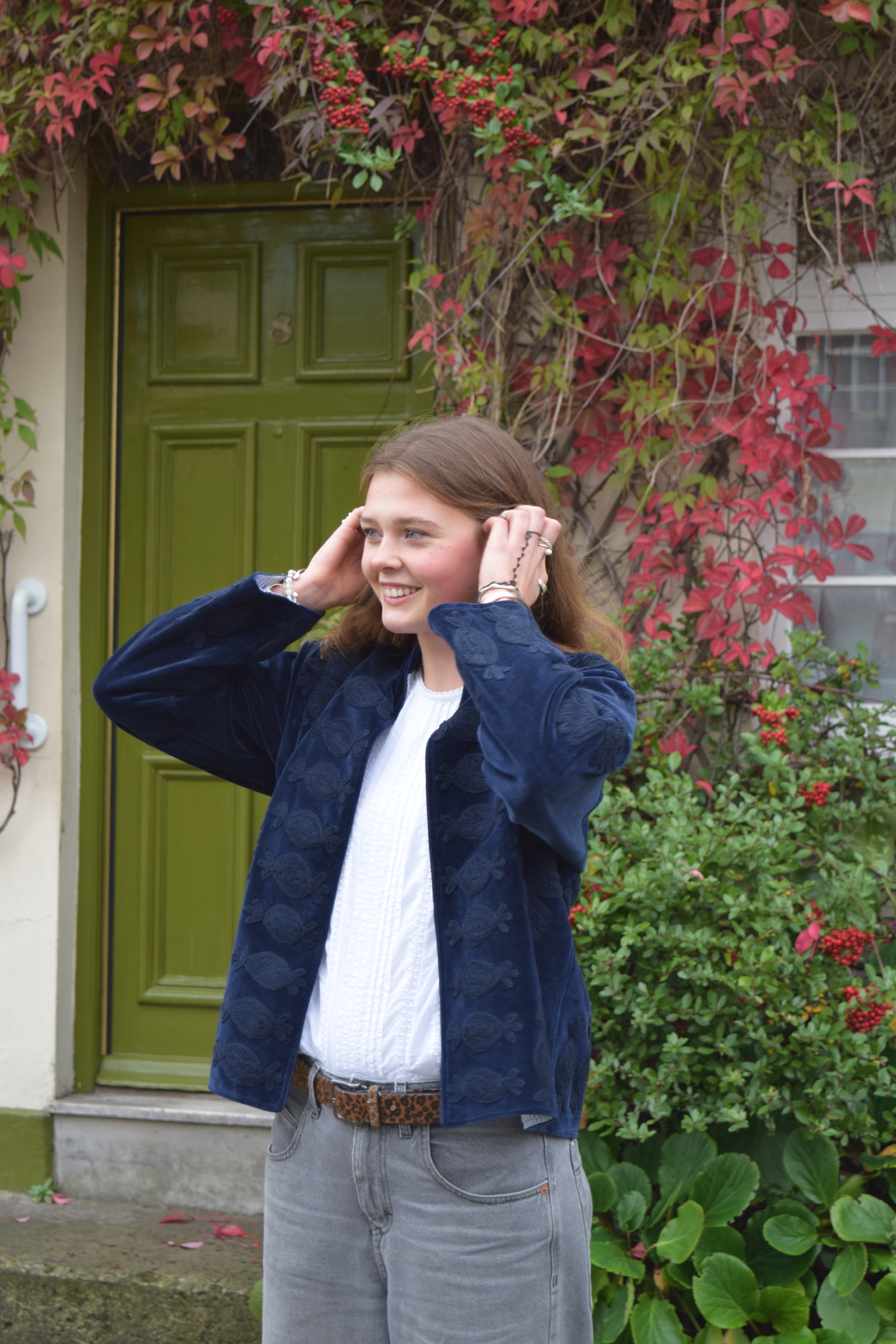 Velvet Royal Blue Jacket