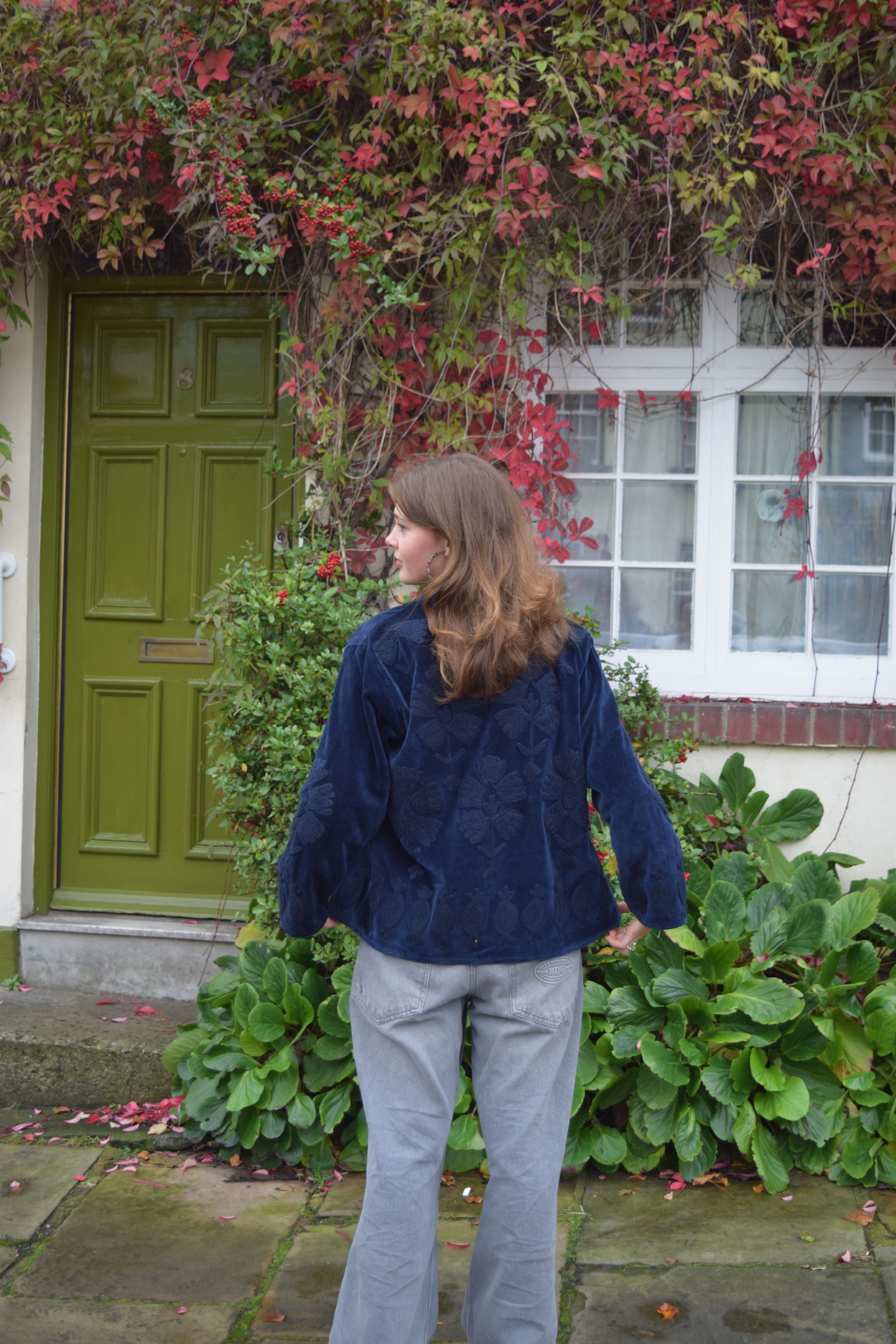 Velvet Royal Blue Jacket