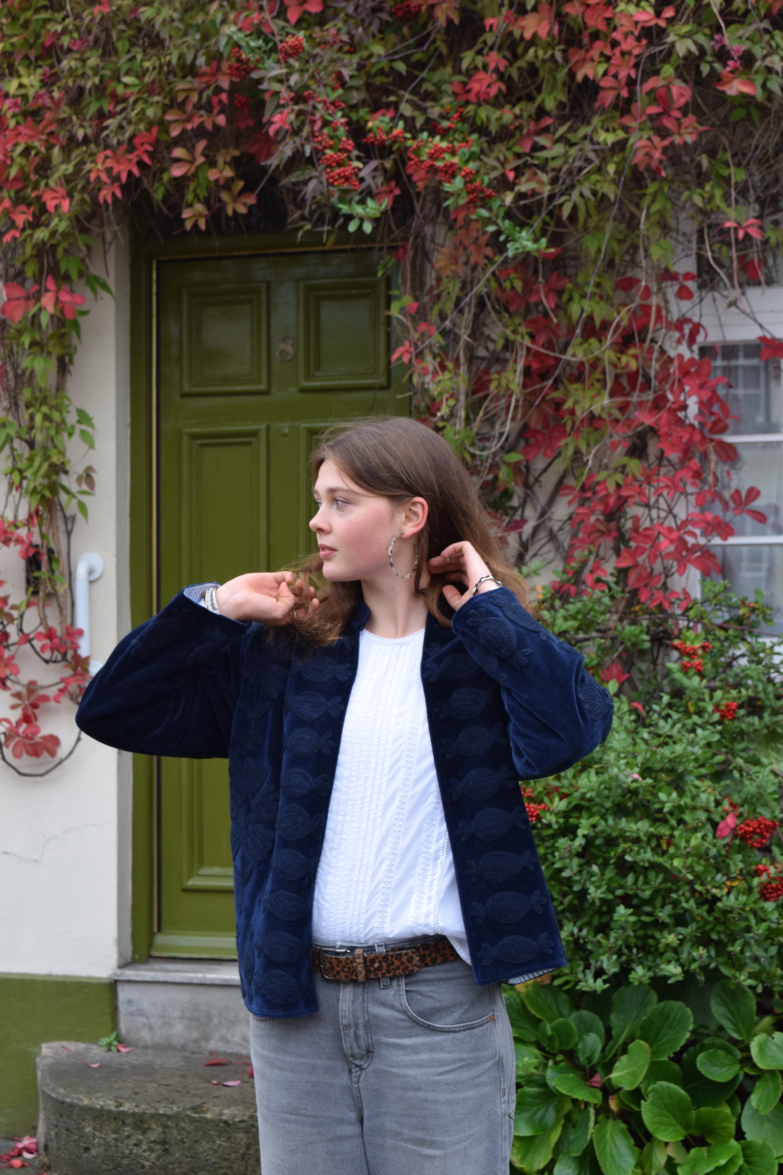 Velvet Royal Blue Jacket