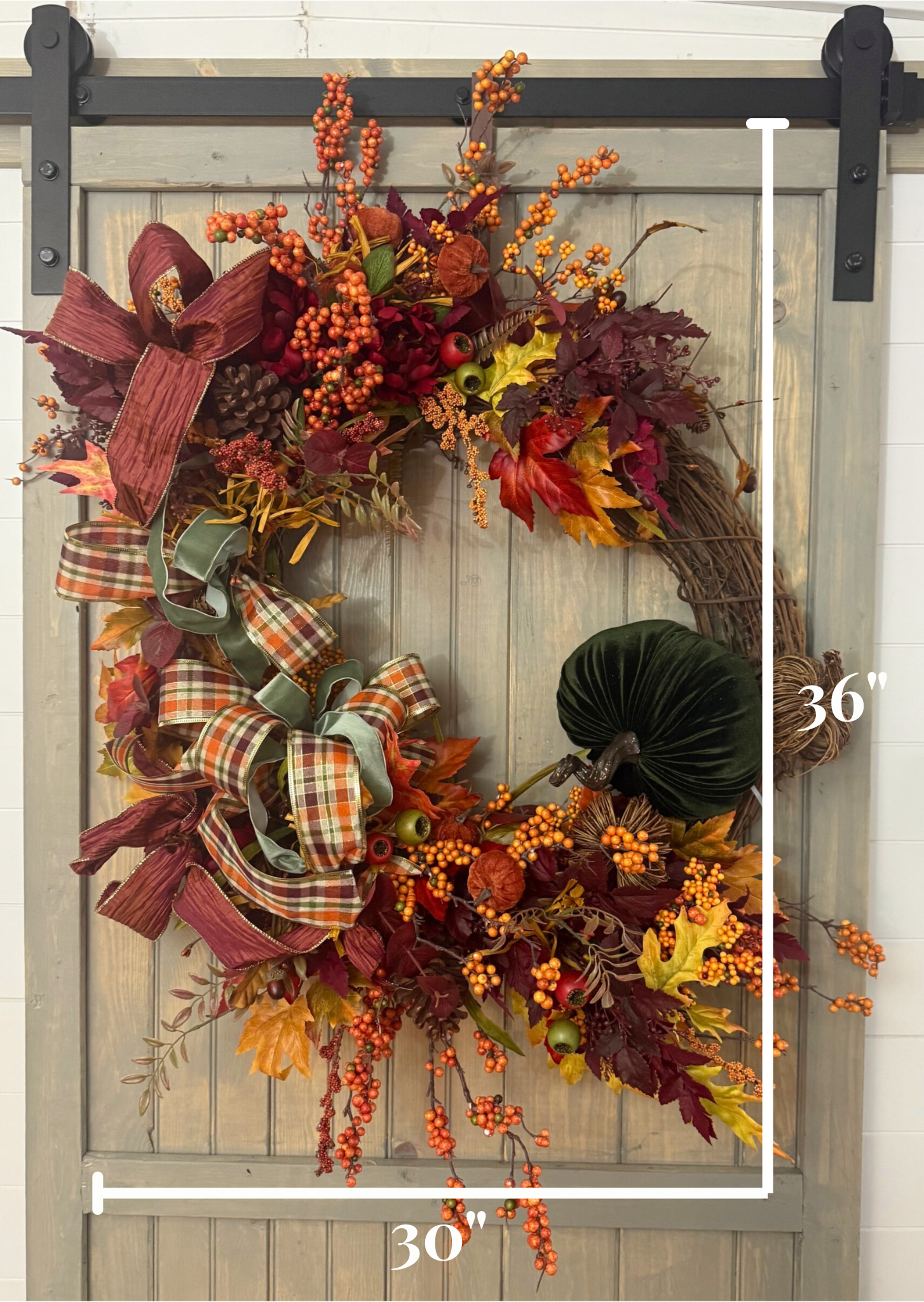 Elegant Fall Wreath
