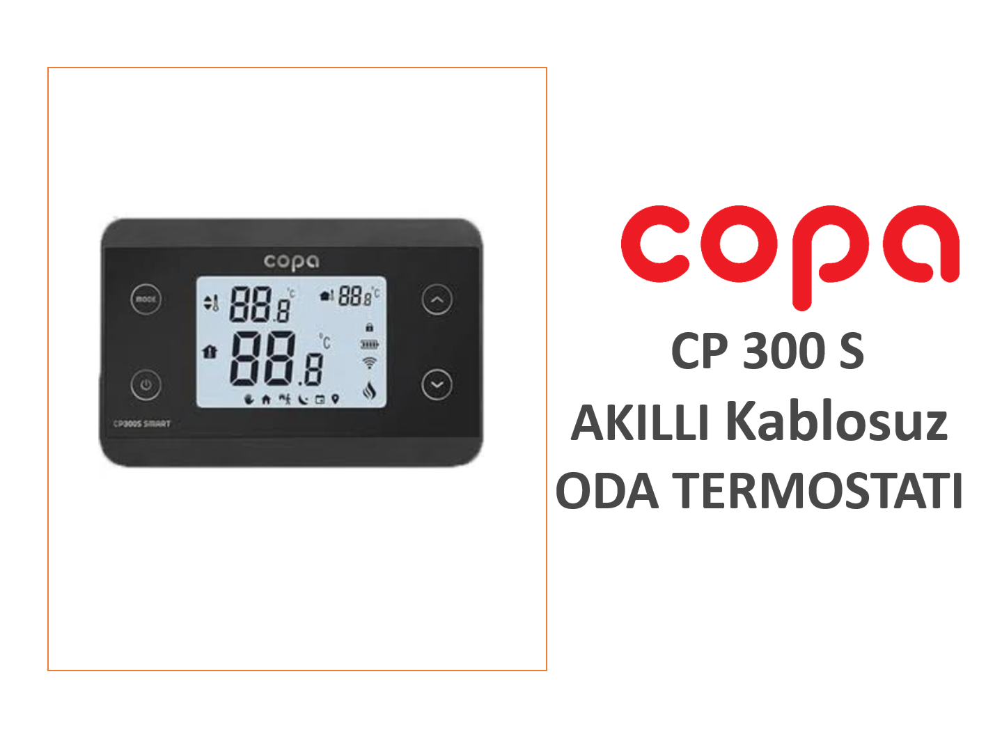 Copa Cp 300s Akıllı Kablosuz Oda Termostatı