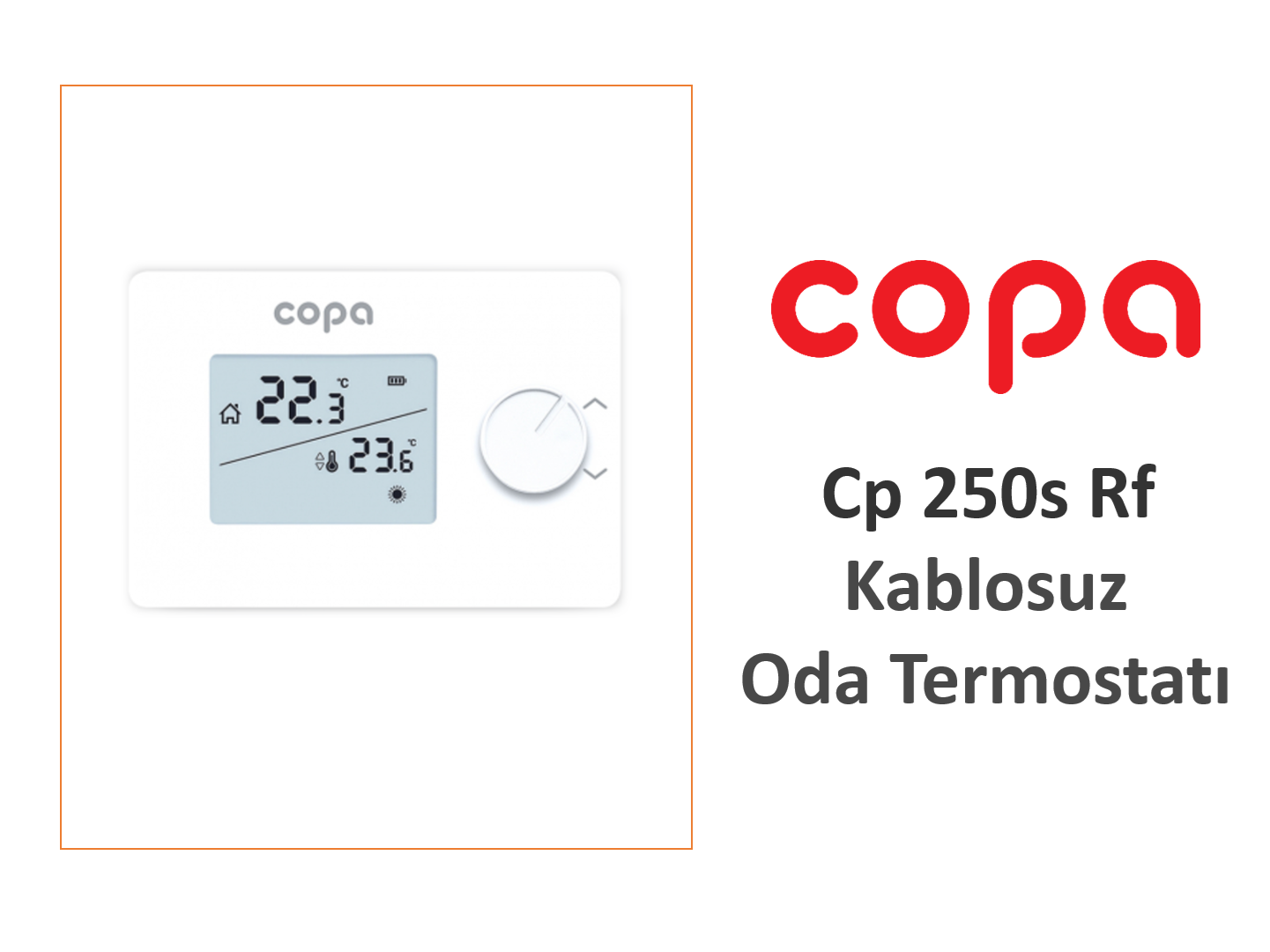 Copa Cp 250s Rf Kablosuz Oda Termostatı 
