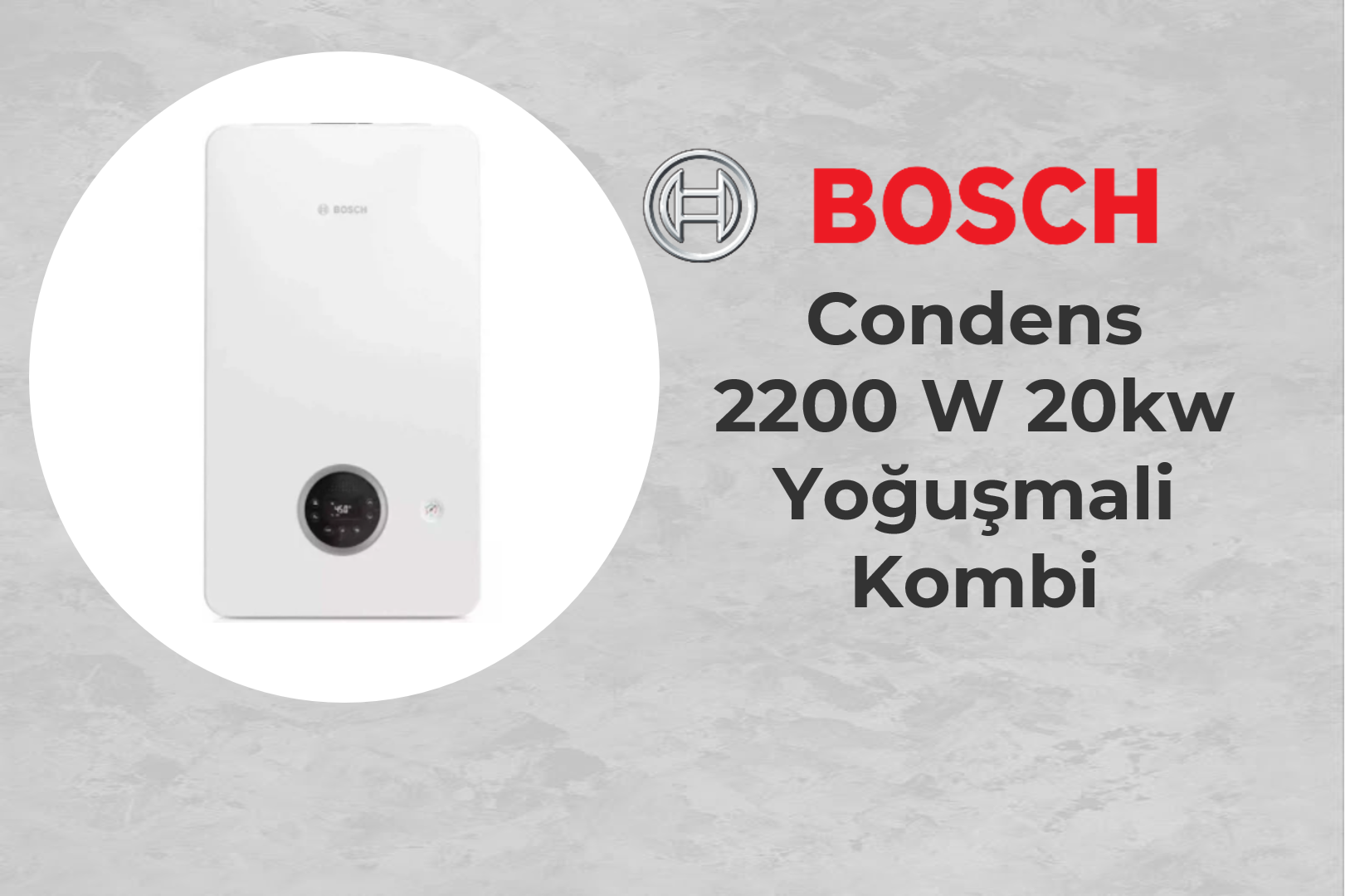 Bosch Condens 2200w 20 Kw Kombi