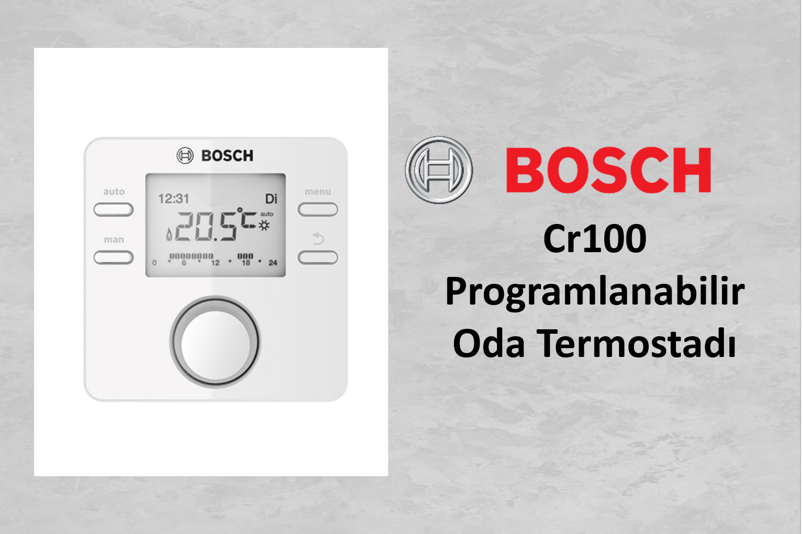 Bosch Cr100 Programlanabilir Oda Termostatı