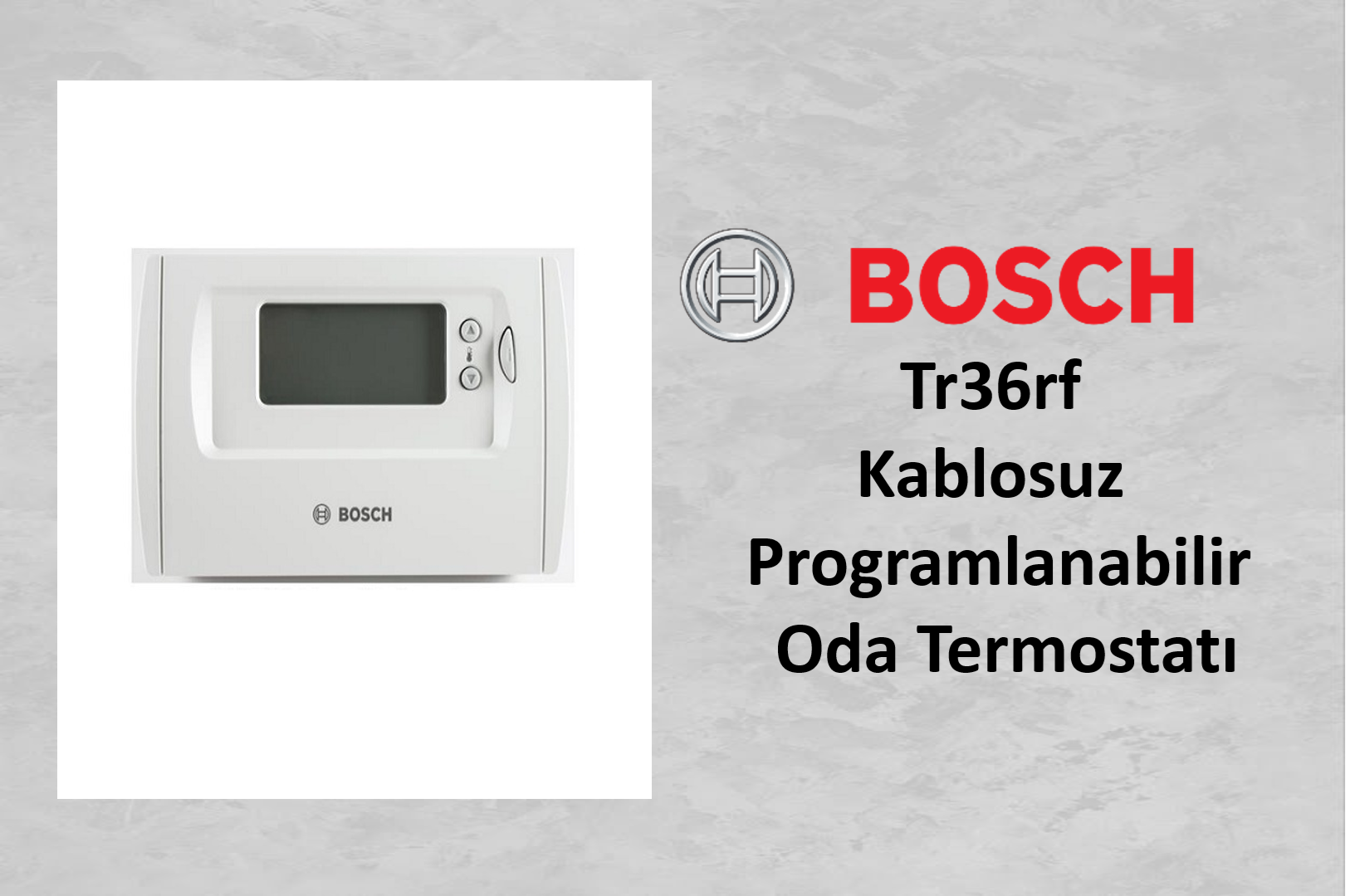 Bosch Tr 35 Rf Kablosuz Programlanabilir Oda Termostatı