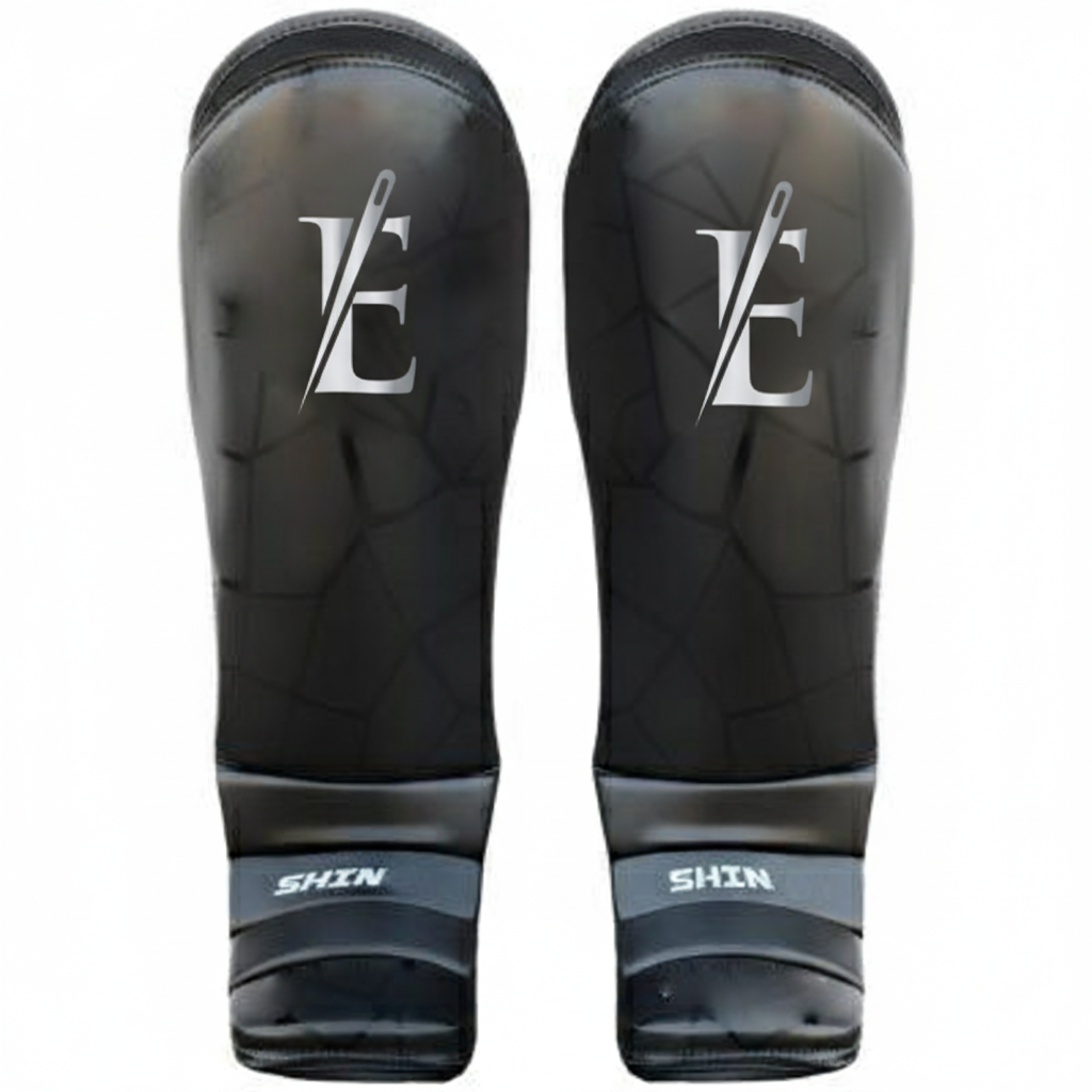 Black Shin Guards