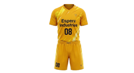 Yellow Sports Jersey Kit