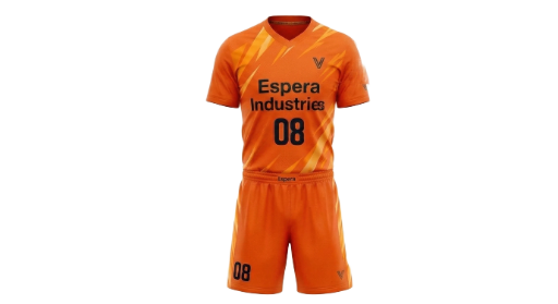 Orange Soccer Jersey Set