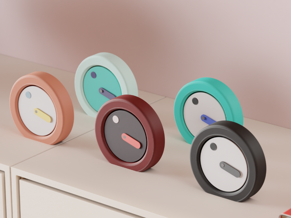 The Precision Palette: Desktop Clock Series
